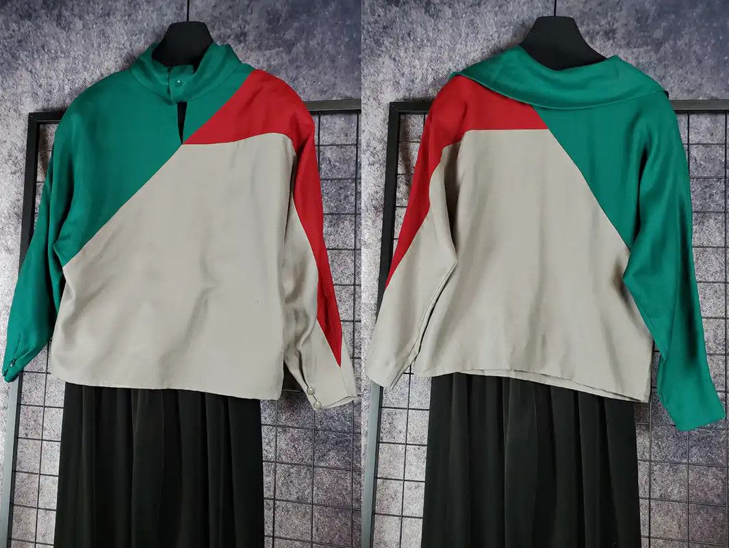 Dior Dior Green Wool Blend Long Sleeve Top 0089 Size M / US 6-8 / IT 42-44 - 1 Thumbnail