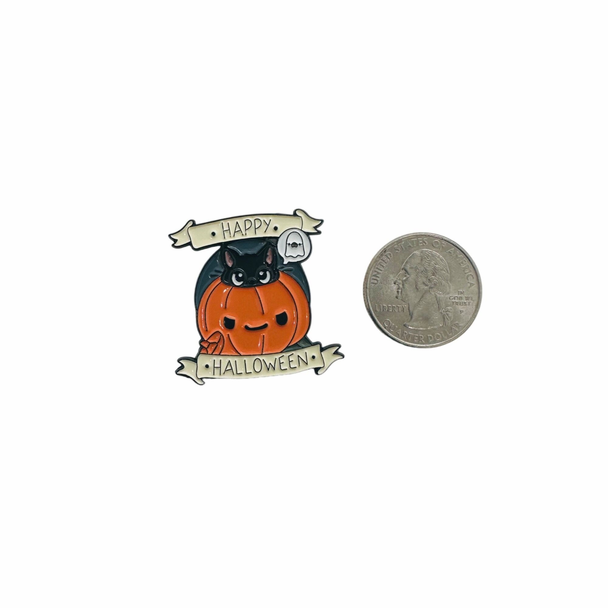Designer ☀️Oz Enamel Pins Halloween Punk Cute Ghost Pumpkin Skull Bro Size ONE SIZE - 5 Thumbnail