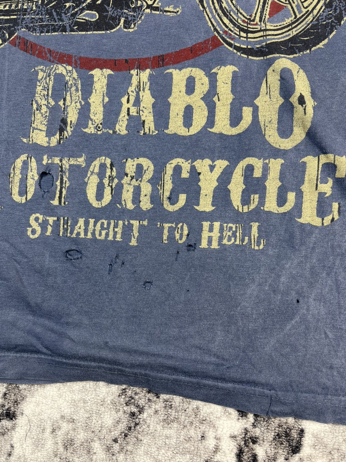 West Coast Choppers West Coast Choppers El Diablo Distressed Biker Graphic Tee Size US XXL / EU 58 / 5 - 7 Thumbnail