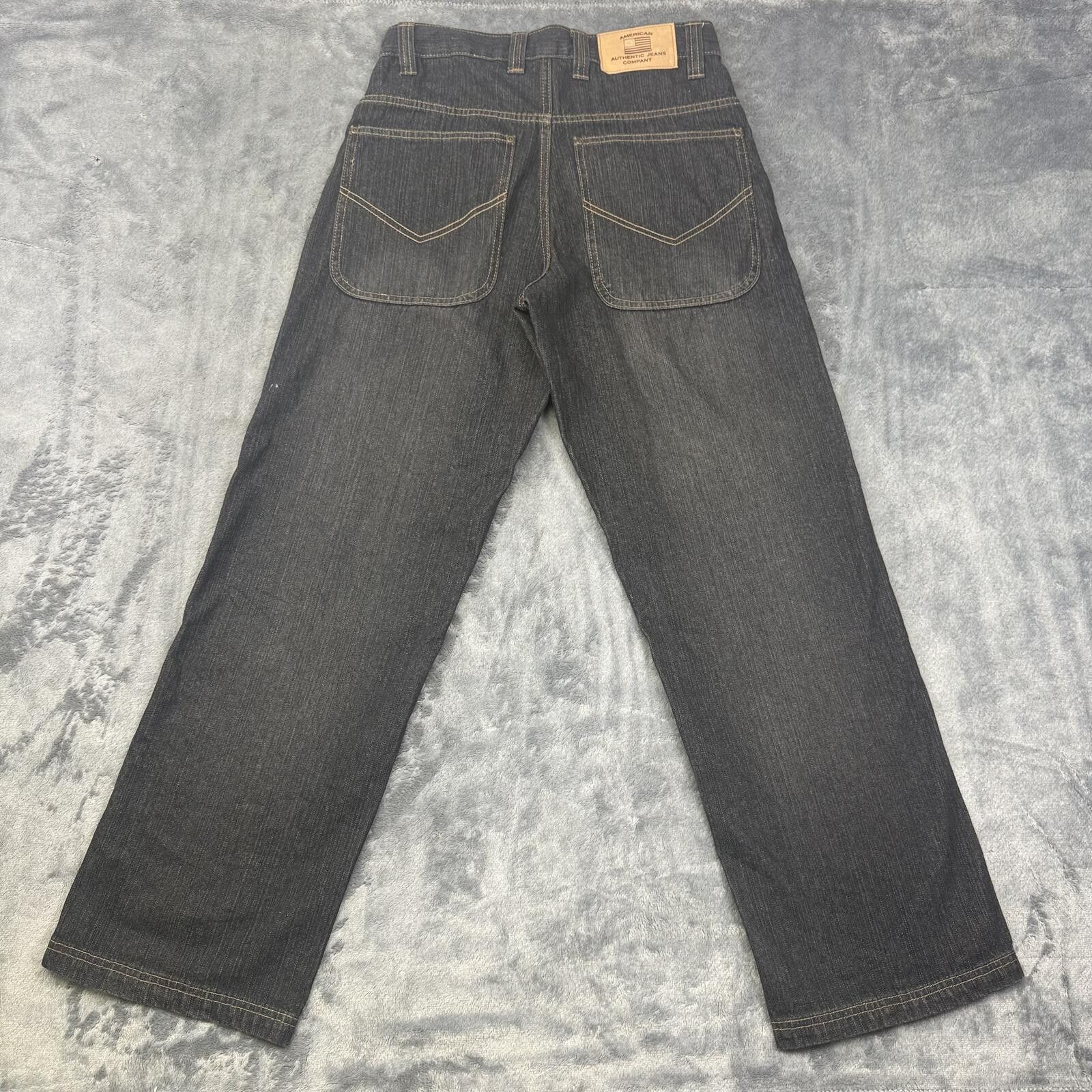 American Eagle Outfitters American Authentic Men's Dark Indigo Raw Denim Jeans Size US 30 / EU 46 - 2 Thumbnail