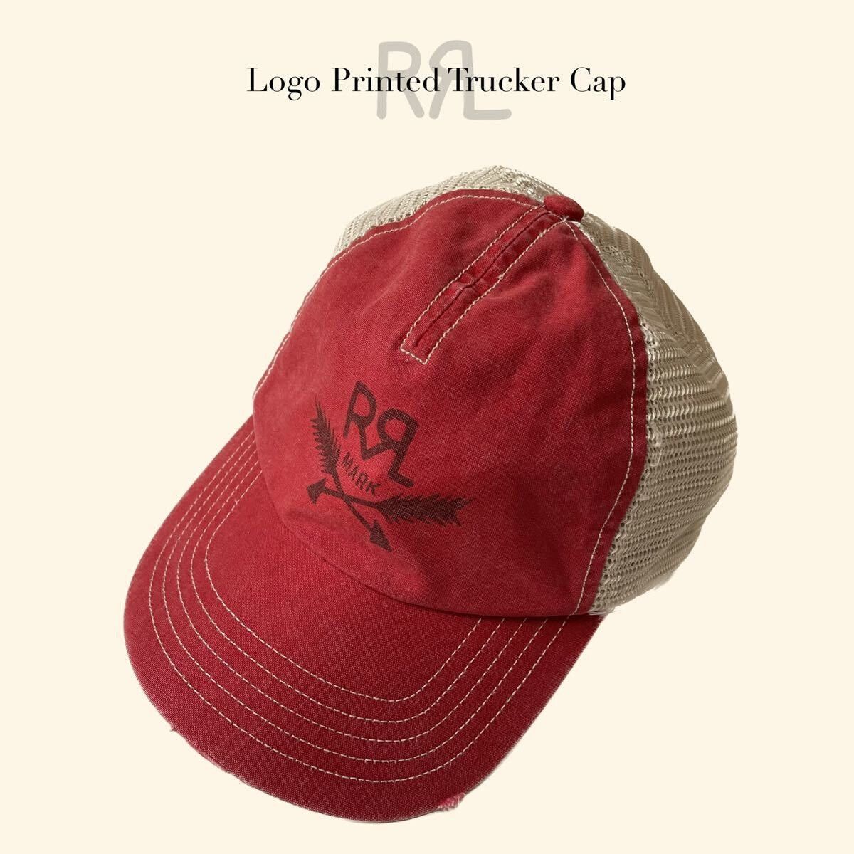 RRL Ralph Lauren RRL Double RL Arrow Logo Mesh Cap Size ONE SIZE - 1 Thumbnail