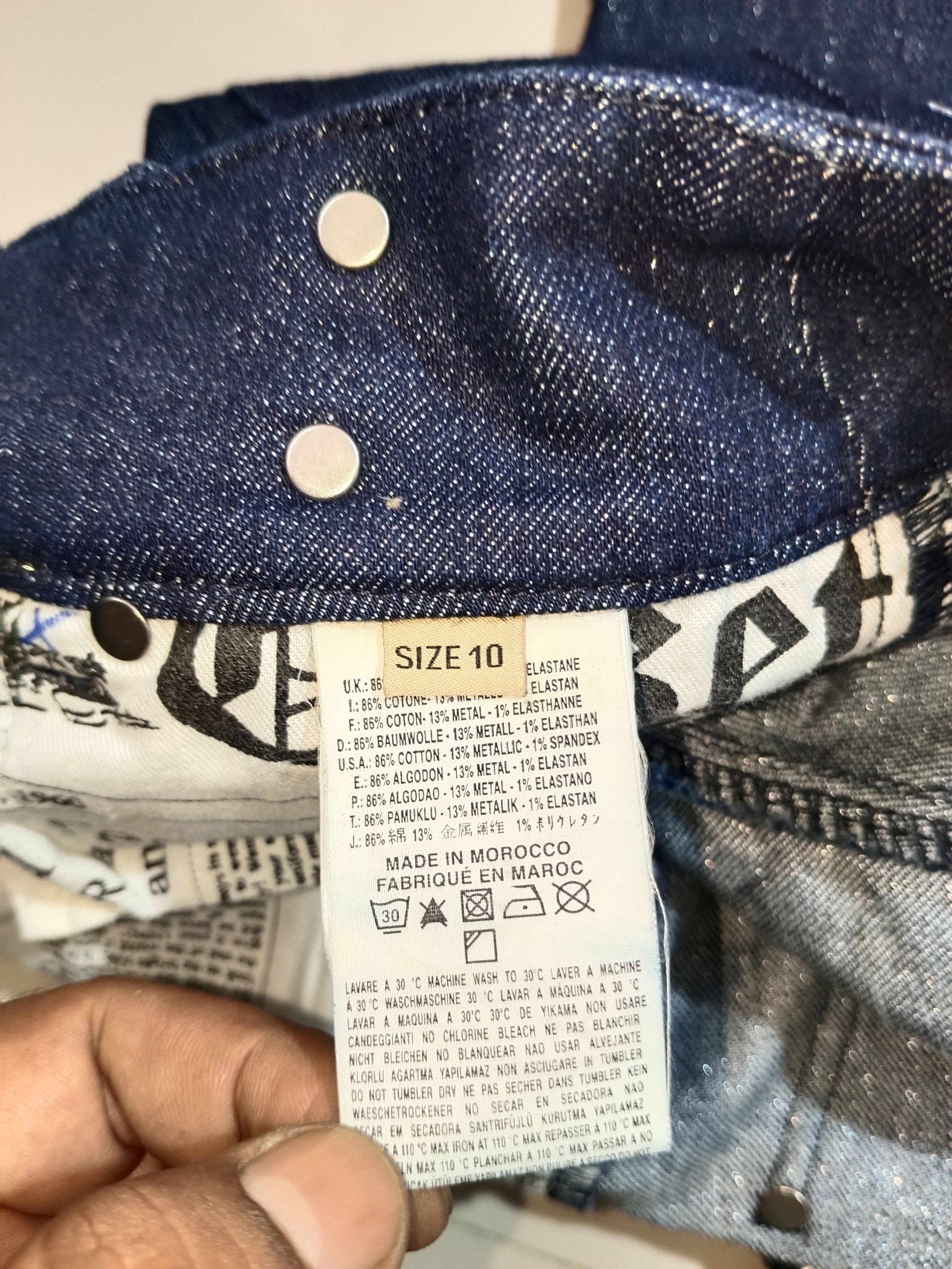14th Addiction × If Six Was Nine × John Galliano John Galliano Prints Jeans Size US 26 / EU 42 - 8 Thumbnail