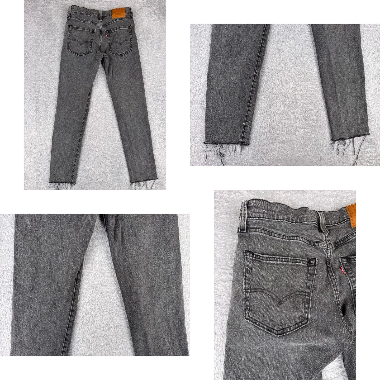 Levi's Levi's Premium Jeans Black Denim 30x29 Cotton 512 Big E Adult Size US 30 / EU 46 - 10 Thumbnail