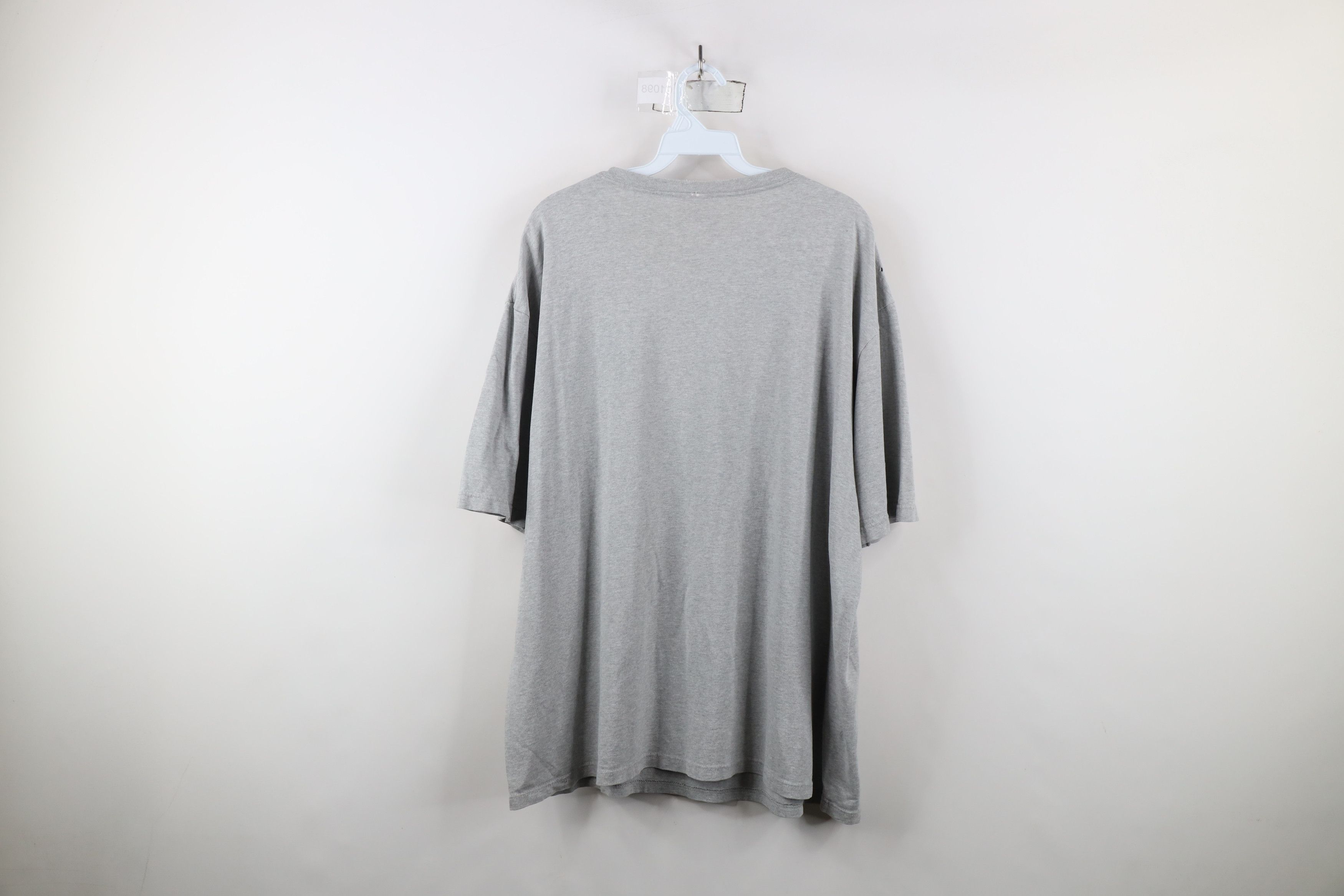 Calvin Klein × Vintage Vintage 90s Calvin Klein Spell Out Center Logo T-Shirt Gray Size US XL / EU 56 / 4 - 11 Thumbnail