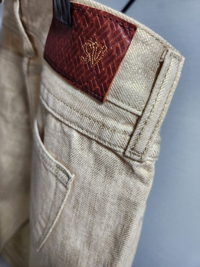 Other MAURO GRIFONI SUPER VINTAGE 골드 데님 Size 29" - 6 Thumbnail