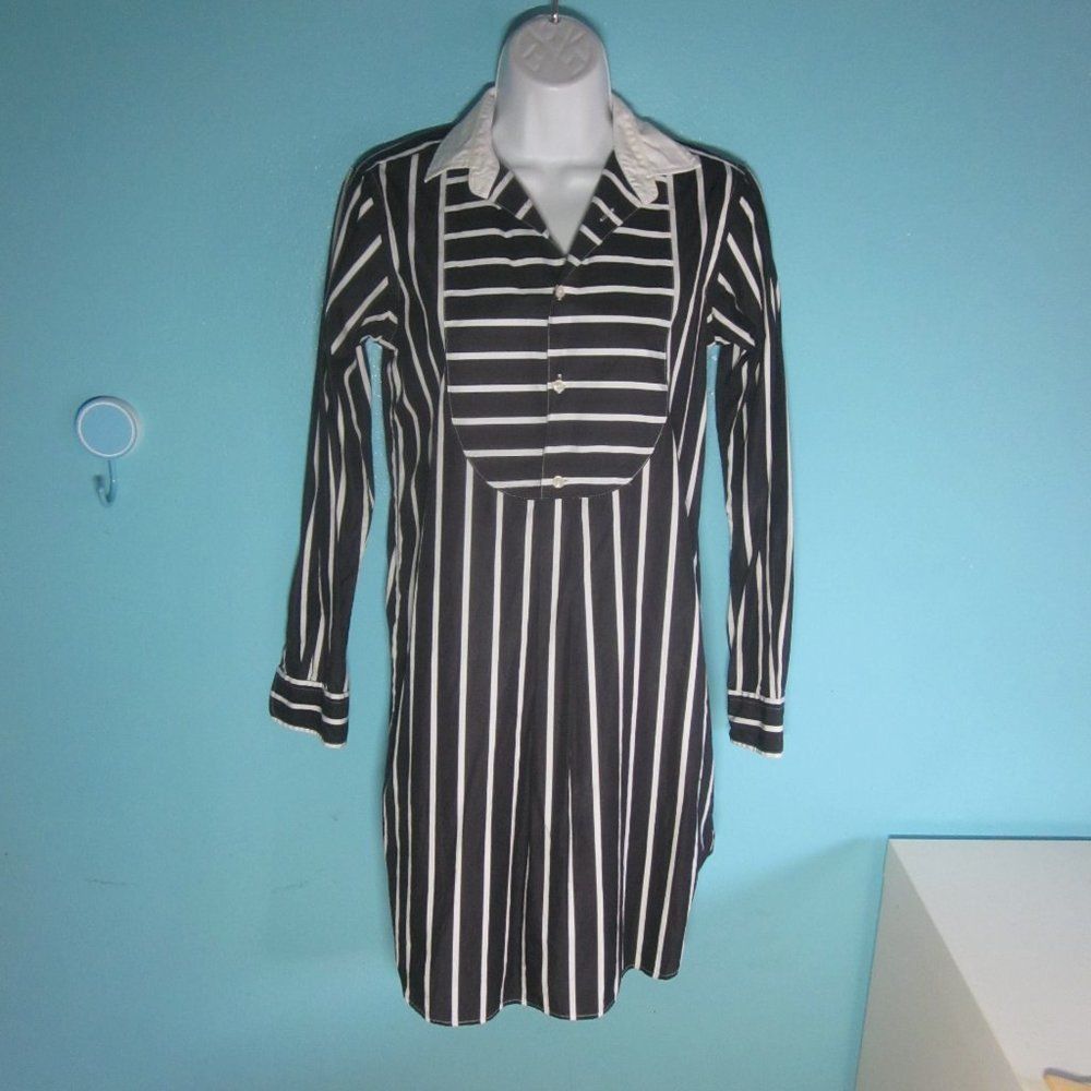 Ralph Lauren Polo Ralph Lauren Womens Cotton Dress Black Stripe Size 2 Size XS / US 0-2 / IT 36-38 - 10 Thumbnail