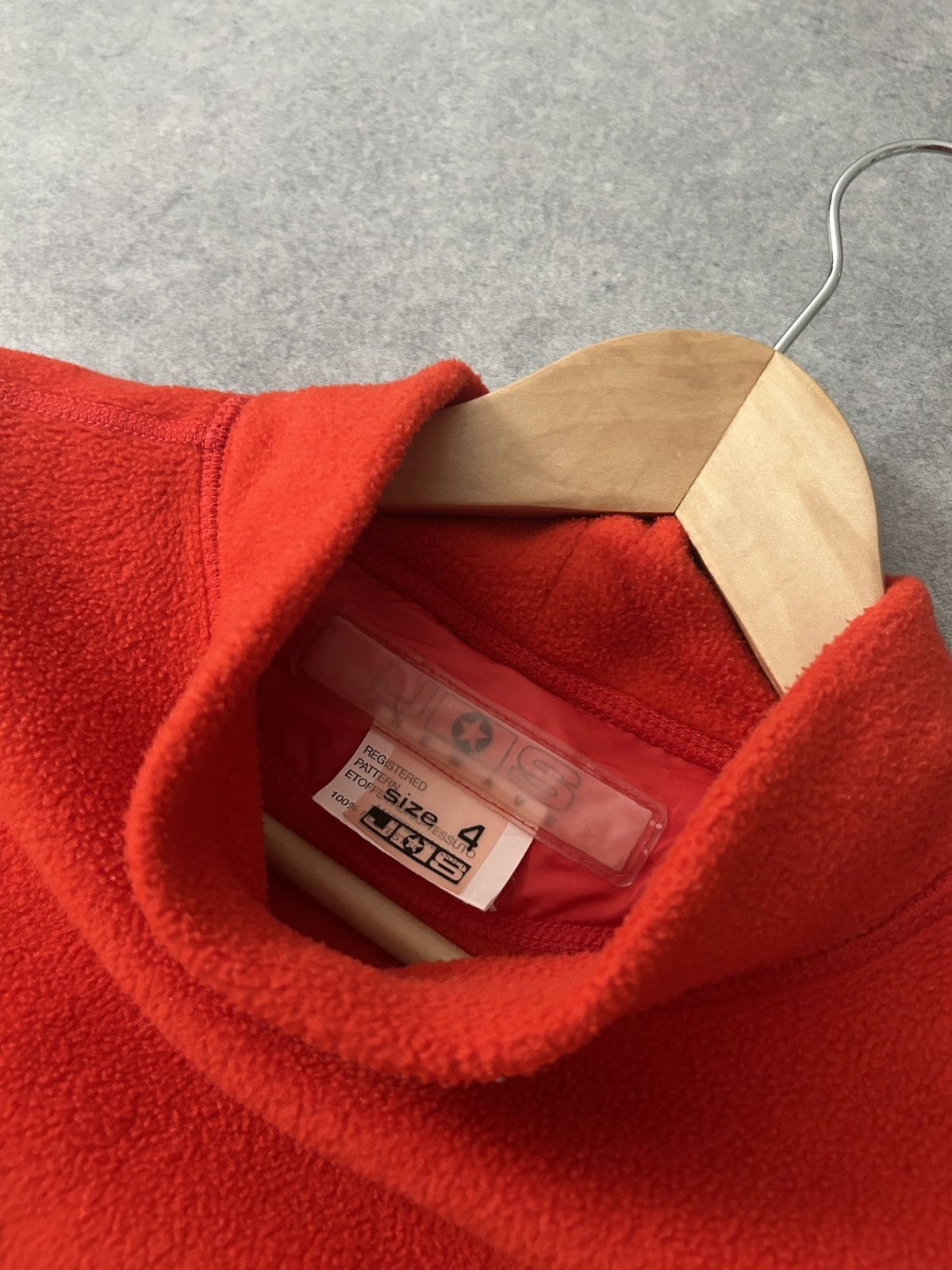 JET SET Vintage Jet Set Stars Big logo red fleece y2k Size US M / EU 48-50 / 2 - 4 Thumbnail