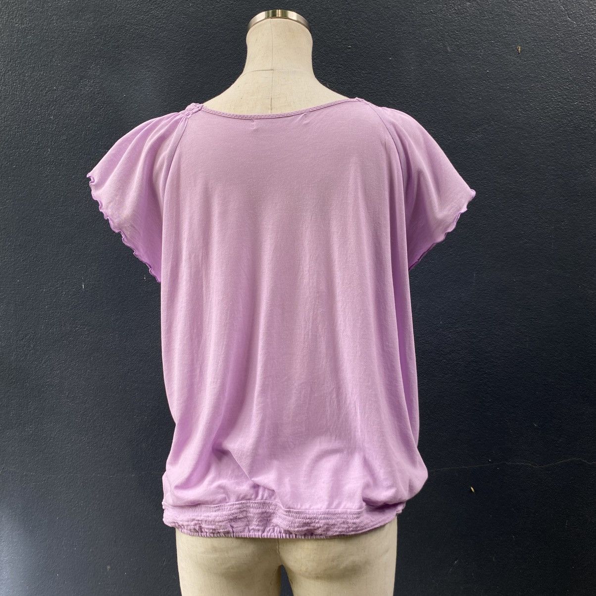 Tsumori Chisato Tsumori Chisato Lilac Draped V-Neck Top Size XS / US 0-2 / IT 36-38 - 24 Thumbnail