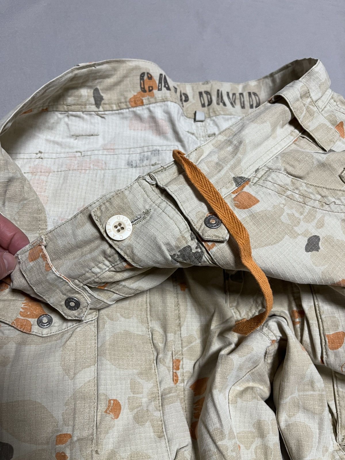 Camp David y2k Floral Camouflage Wide Cargo Japanese Camp David Pants Size US 36 / EU 52 - 17 Thumbnail