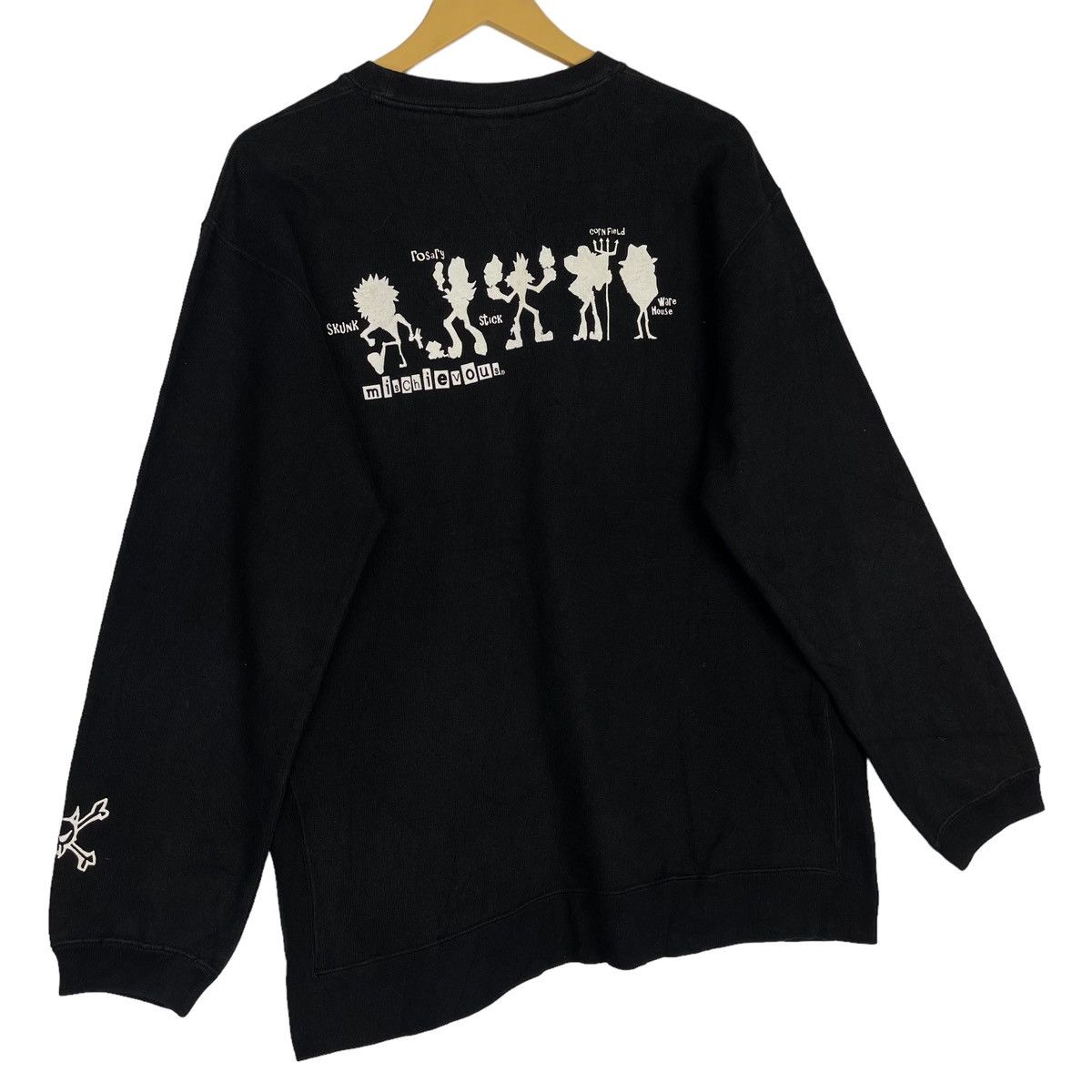 Vintage Vintage Mischievous Full Print Crewneck Sweatshirt Size M Size US M / EU 48-50 / 2 - 5 Thumbnail