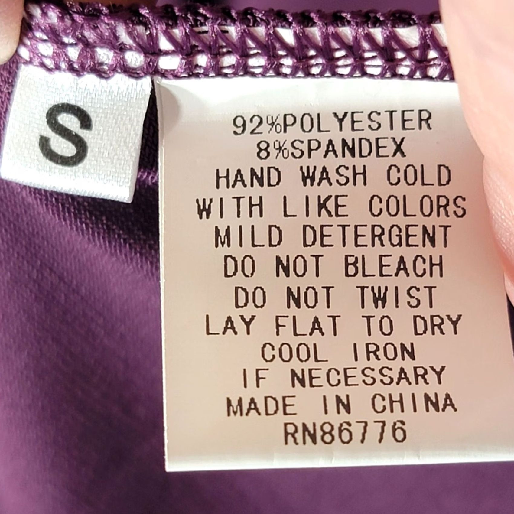 Vintage Due Per Due Cardigan Women S Asymmetrical Lagenlook Lightweight Purple Soft Size S / US 4 / IT 40 - 7 Thumbnail