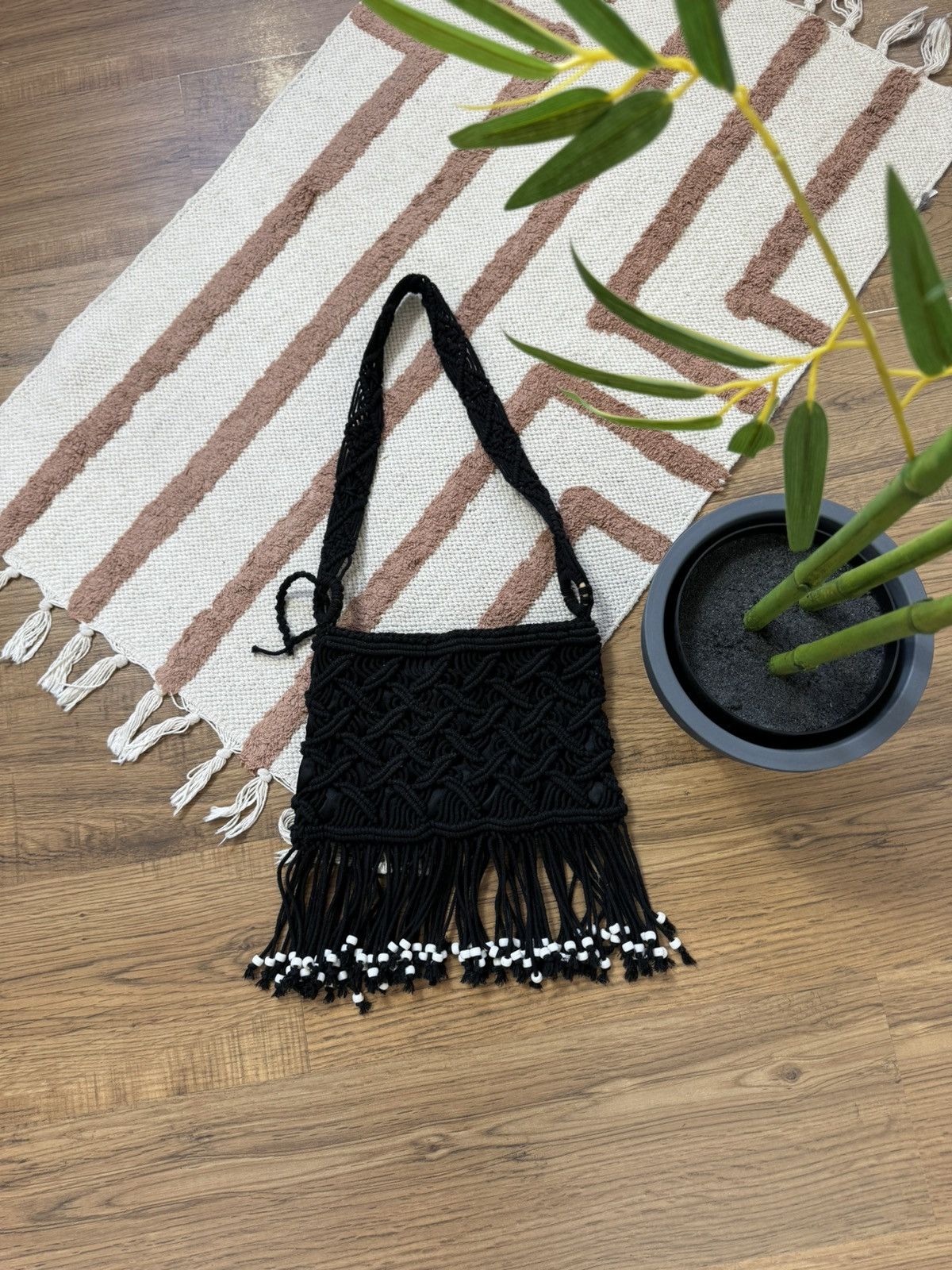 Gianfranco Ferre VINTAGE FERRE KNITTED BONDAGE SHOULDER BAG Size ONE SIZE - 5 Thumbnail