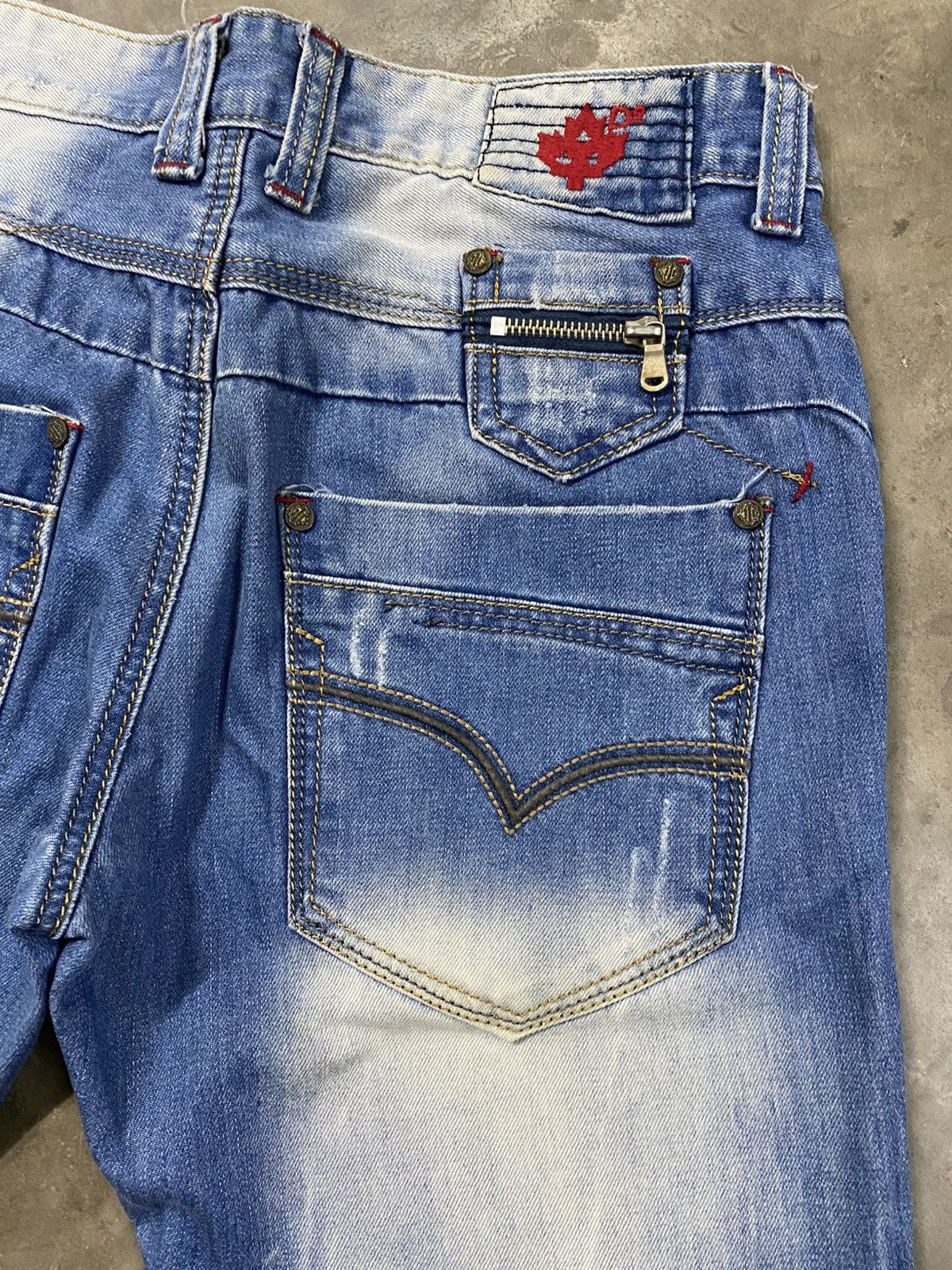 Dsquared2 × JNCO × Jean DSQUARED2 Jeans Distressed Style @250 Size US 31 - 6 Thumbnail