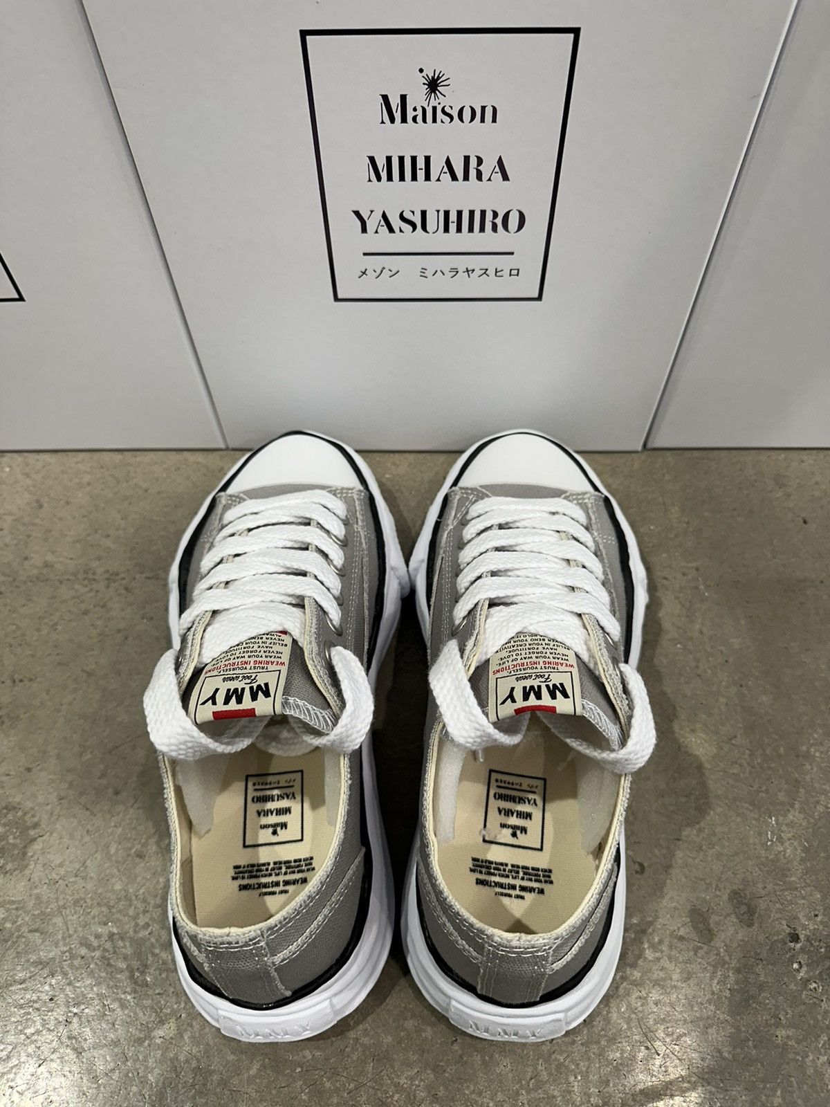 Maison MIHARA YASUHIRO MAISON MIHARA YASUHIRO - Peterson Low Grey Sneakers Size US 8 / EU 41 - 6 Thumbnail