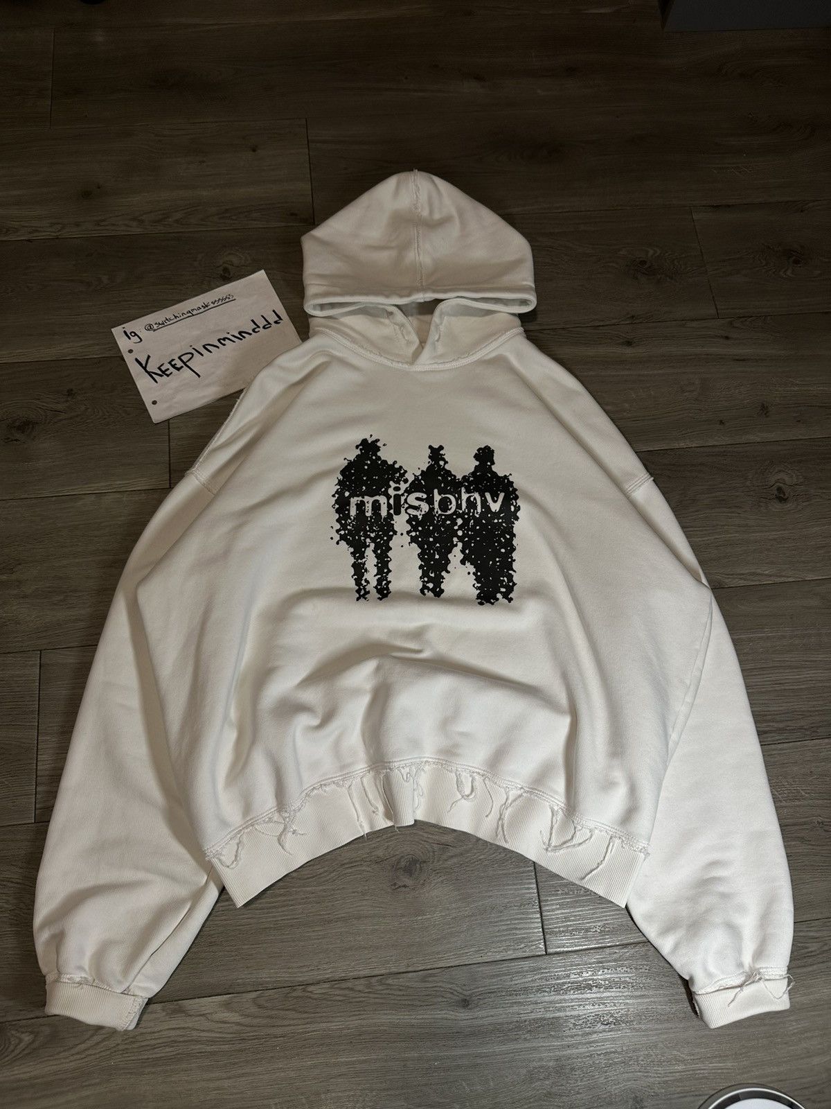 Misbhv misbhv printed oversized boxy hoodie Grailed