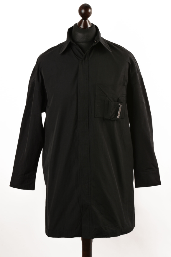Hyein Seo Hyein Seo Classic Black Utility Trench Coat/Jacket Size L Size US L / EU 52-54 / 3 - 1 Thumbnail