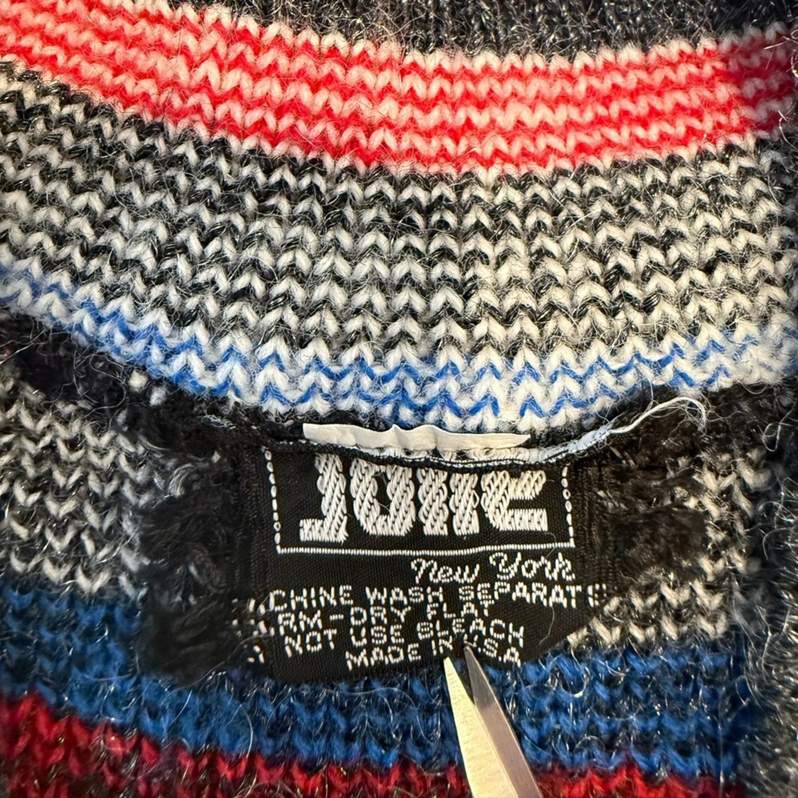 Other Jolle fair isle fuzzy V neck sweater SZ M/L Size M / US 6-8 / IT 42-44 - 5 Thumbnail