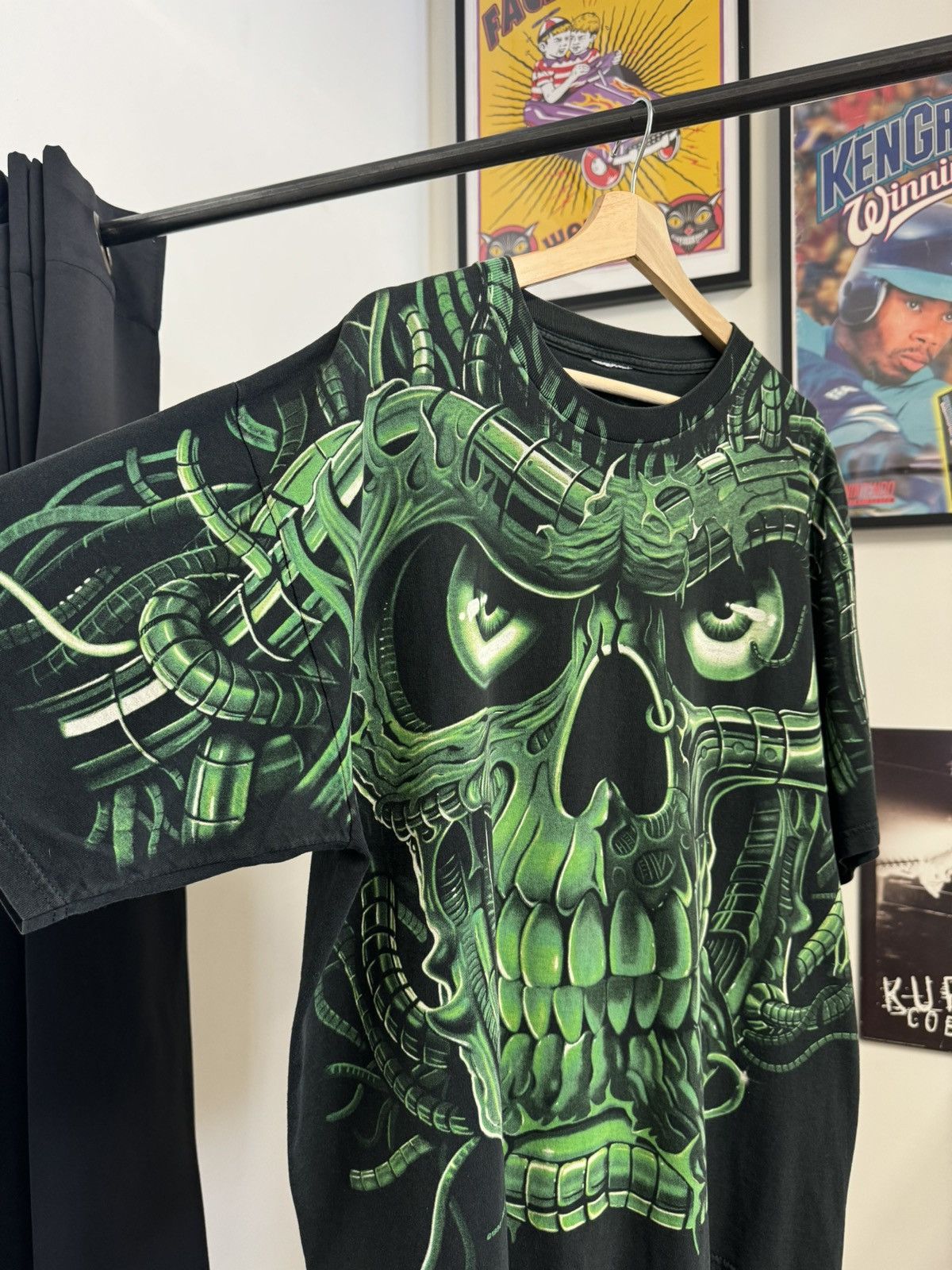 Liquid Blue × Vintage 1998 Liquid Blue Skull AOP T-Shirt Size US XL / EU 56 / 4 - 3 Thumbnail