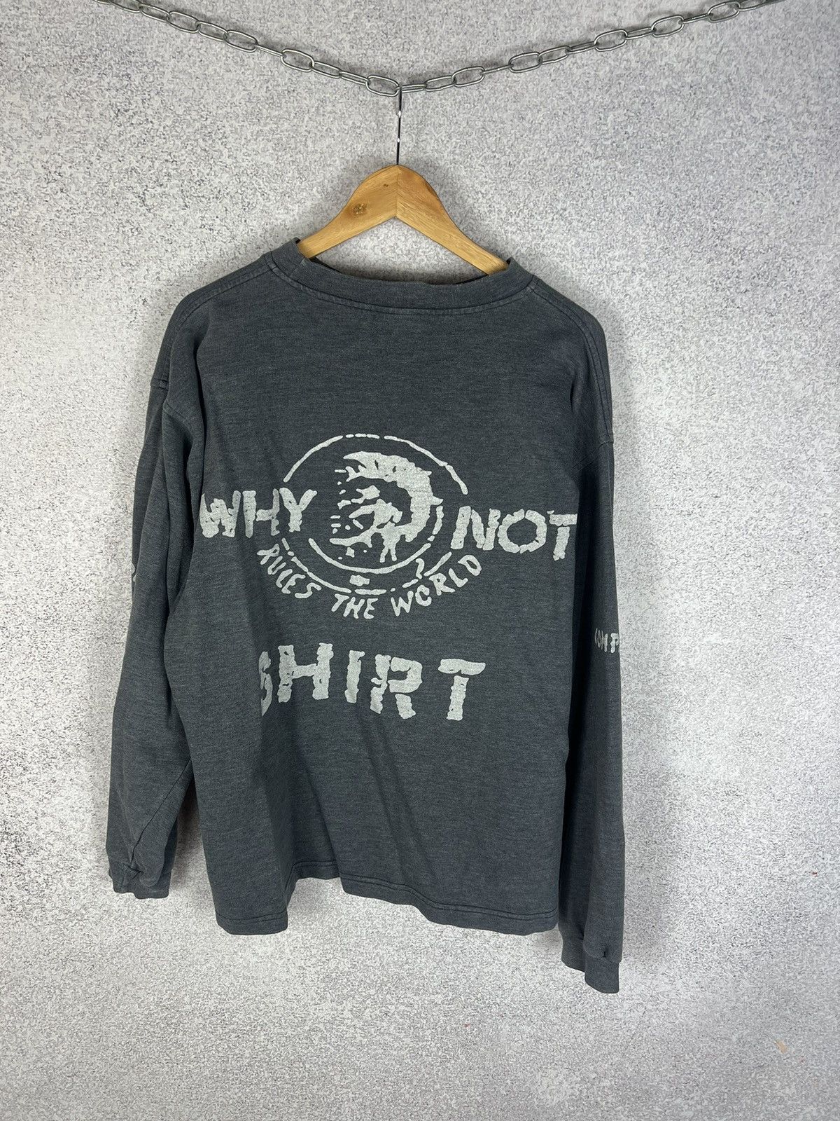 Diesel Vintage Diesel Avant Garde Sweatshirt Big Logo Size US L / EU 52-54 / 3 - 4 Thumbnail