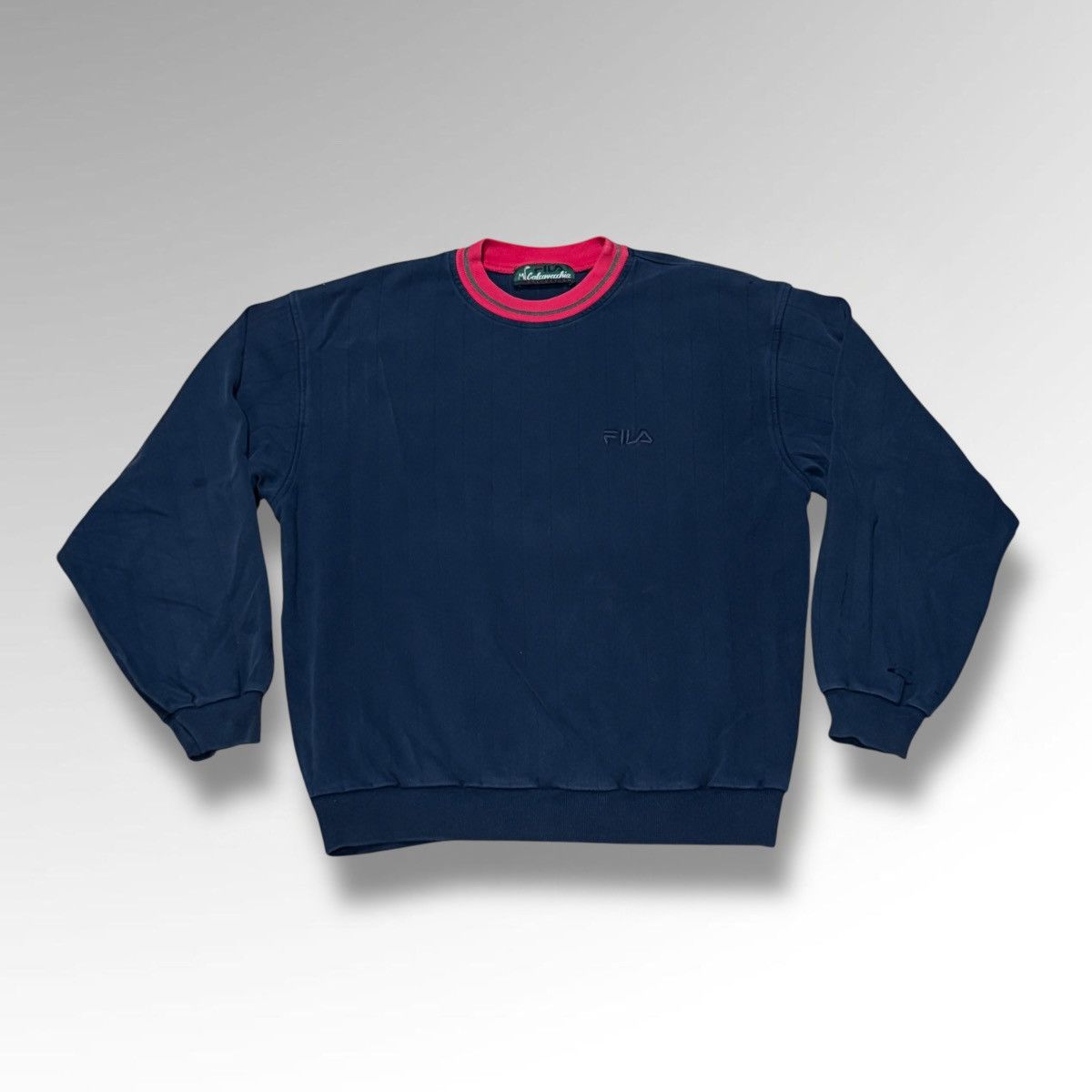 Fila Vintage Fila Striped Crewneck Sweatshirt Size US M / EU 48-50 / 2 - 1 Thumbnail