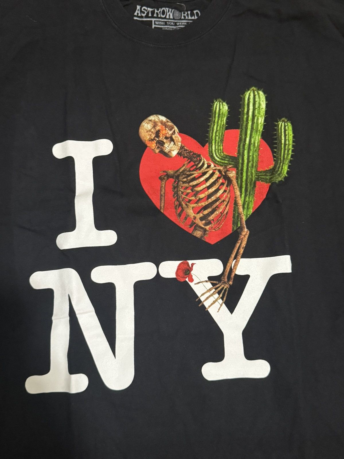 Travis Scott Travis Scott I Love NY astroworld t shirt Size US XL / EU 56 / 4 - 2 Thumbnail