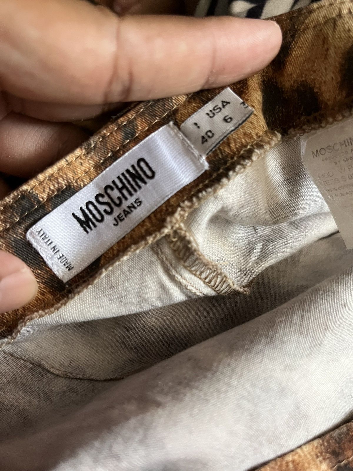 Moschino 90s moschino heart printed Size 27" / US 4 / IT 40 - 5 Thumbnail