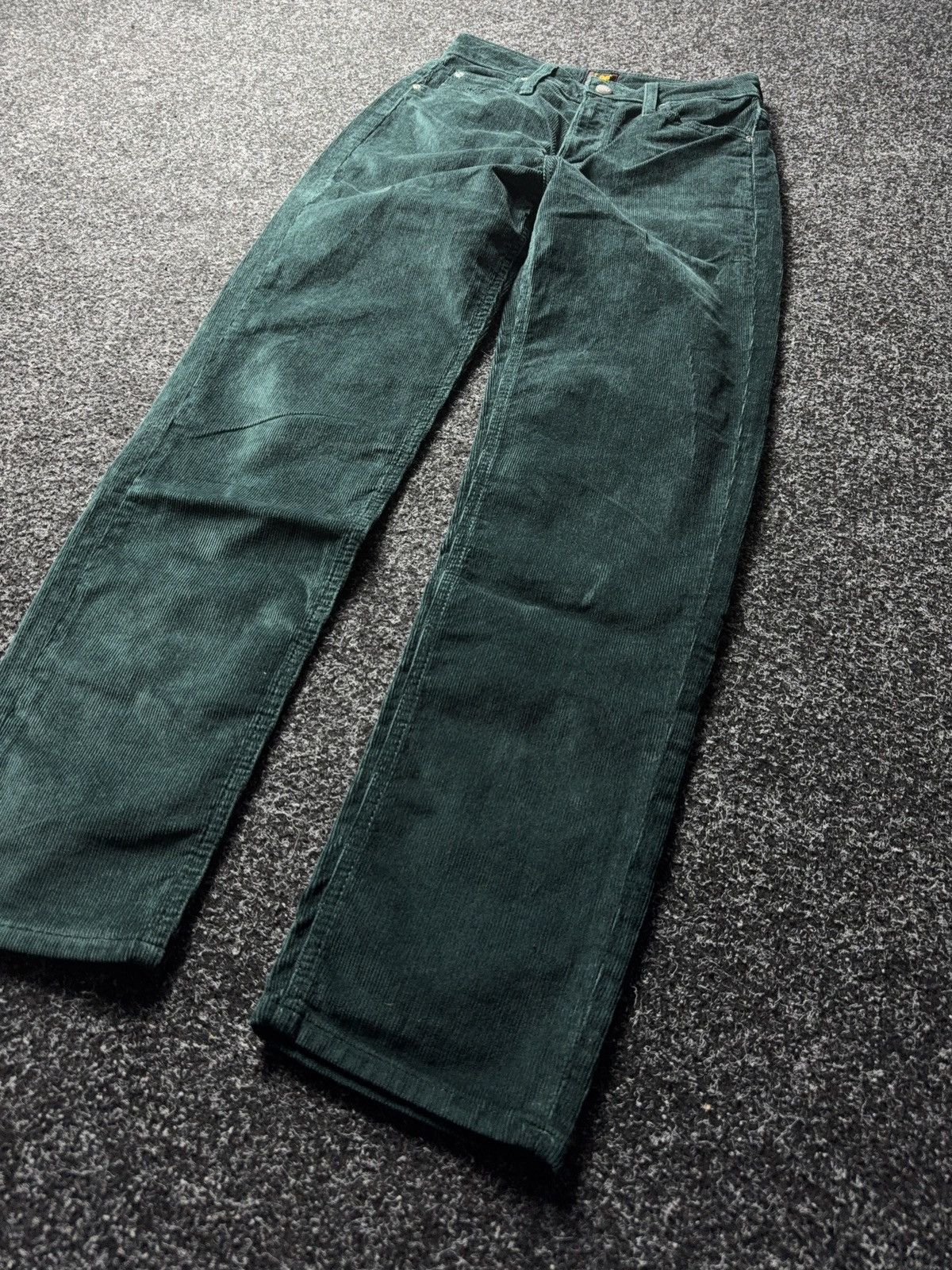 Lee 00s Western Cowgirl Lee Carol High Waist Corduroy Pants W27 Size 27" / US 4 / IT 40 - 3 Thumbnail