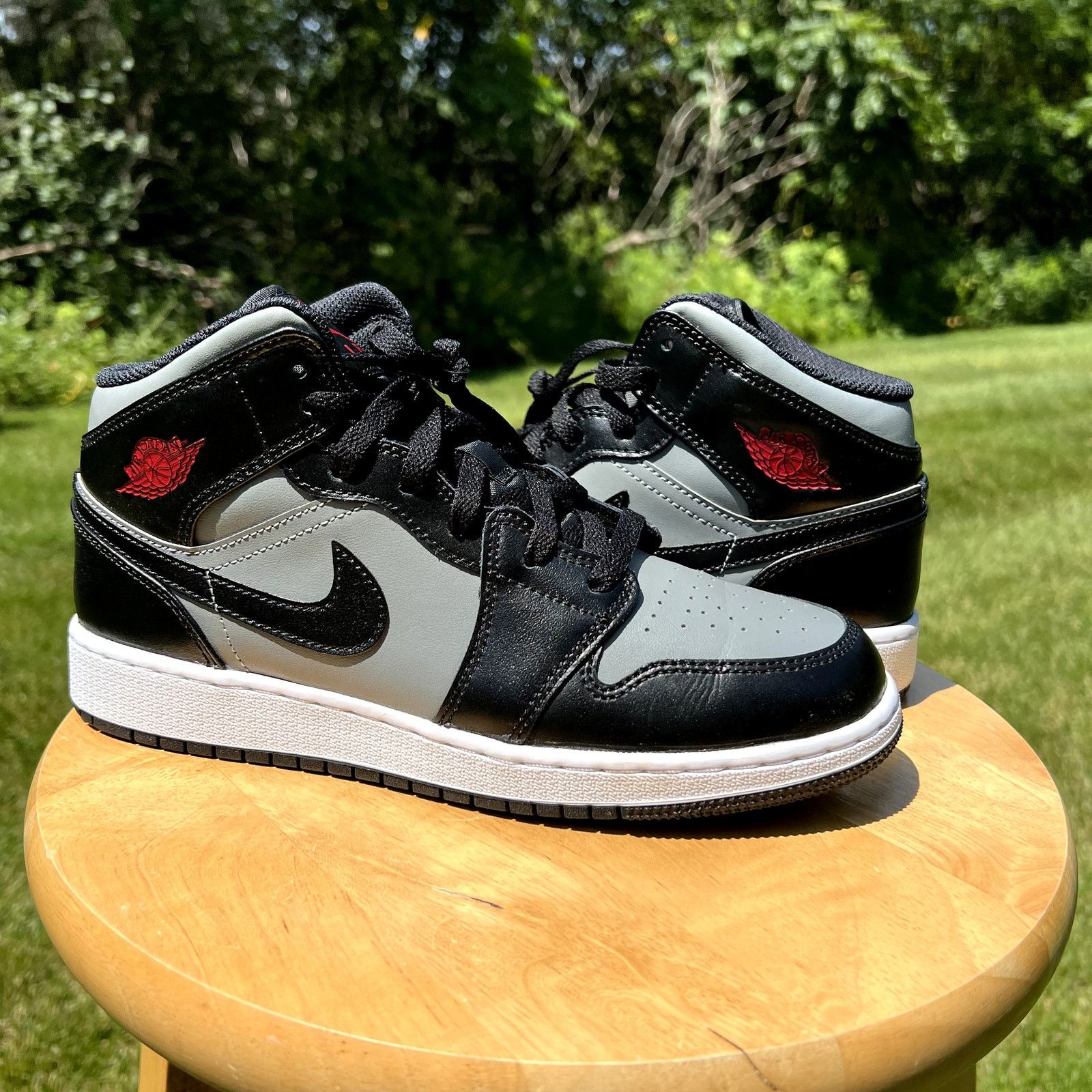 Nike Nike Air Jordan 1 Mid GS Shadow Men s Shoes Size 6.5 Grailed