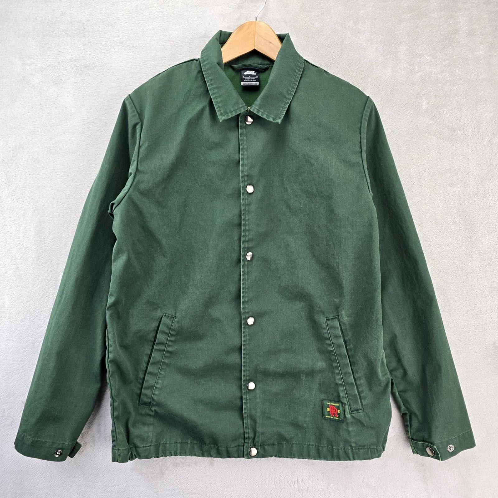 Nike SB Vintage Nike SB Paul Rodriguez Jacket Small Green Twill Y2K Size US S / EU 44-46 / 1 - 1 Thumbnail