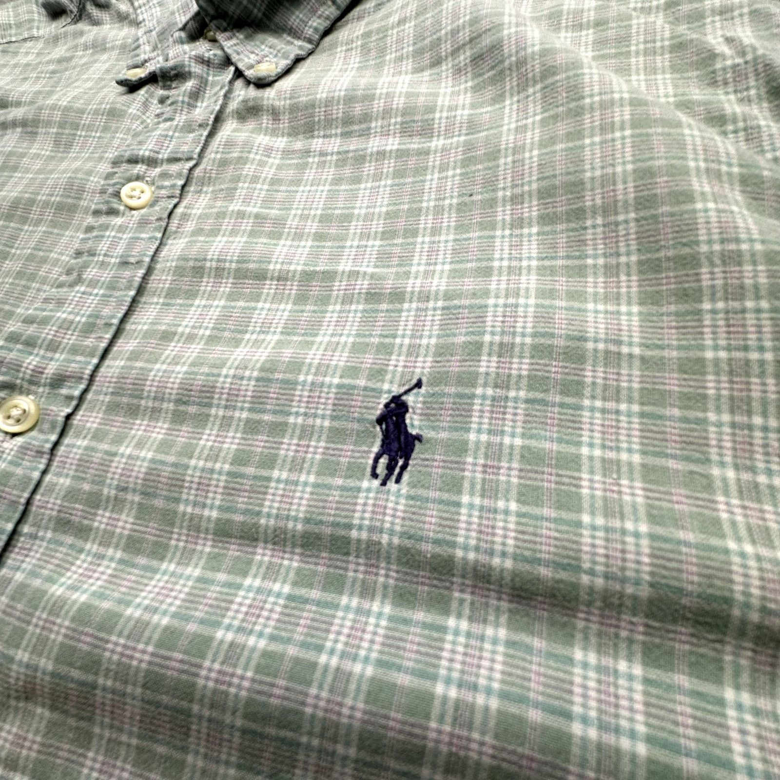 Ralph Lauren Ralph Lauren Monroe Plaid Green Pink Shirt Mens Large Pony Size US L / EU 52-54 / 3 - 9 Thumbnail