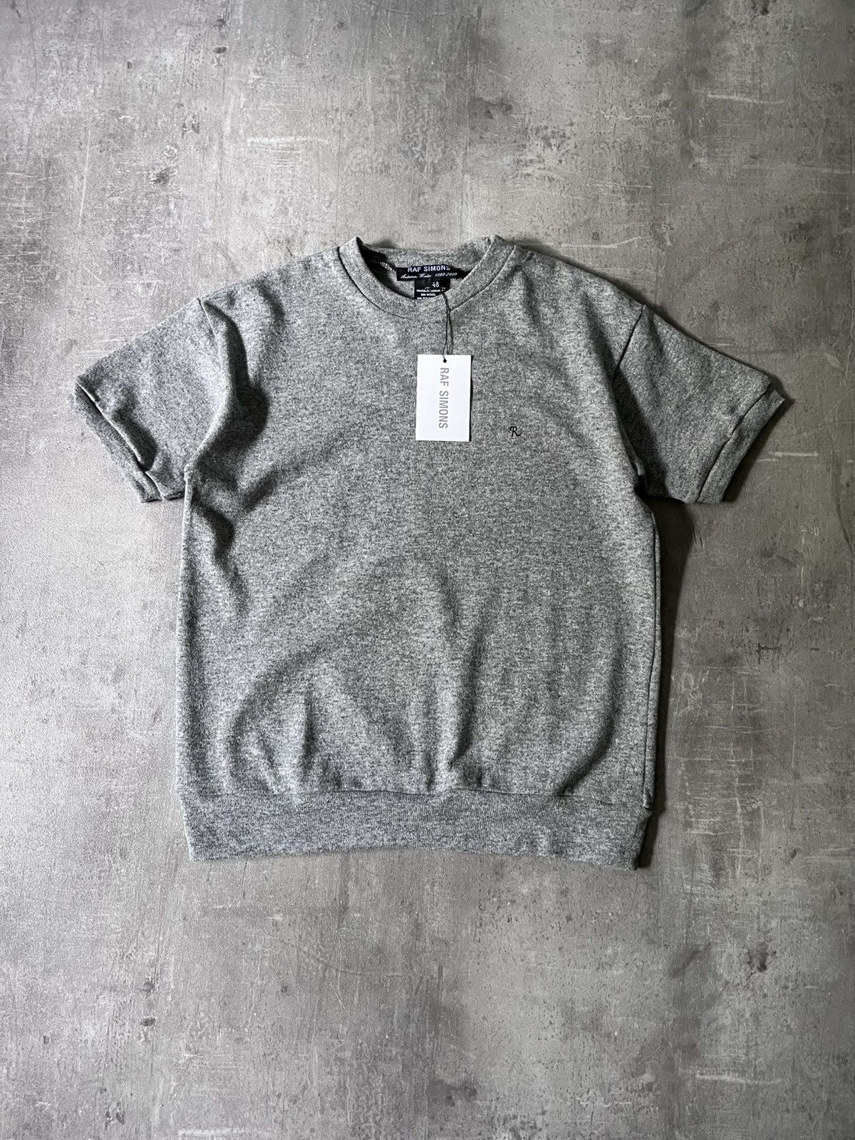 Raf Simons Raf Simons A/W 99-00 wool grey T-shirt Size US M / EU 48-50 / 2 - 1 Thumbnail