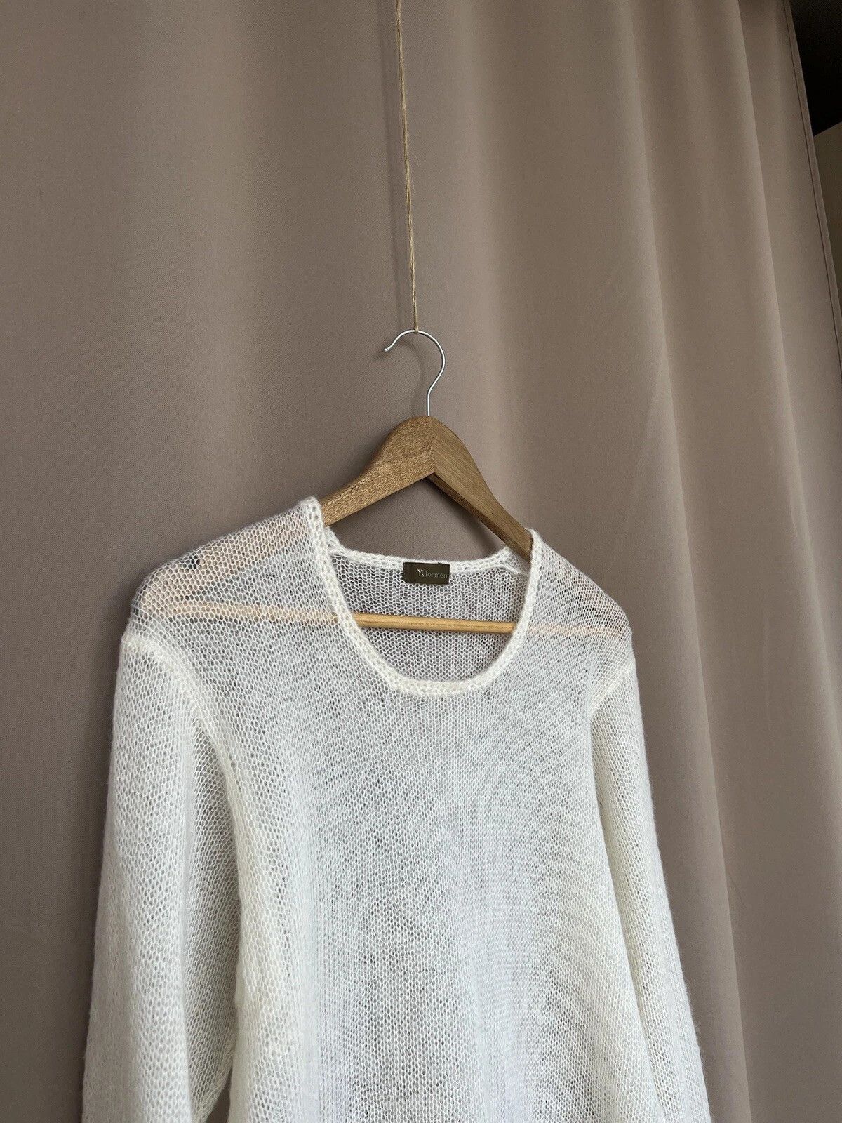Y's for Men Y`s by Yohji Yamamoto Mesh Archive Wool Sweater Size 2 or M Size US M / EU 48-50 / 2 - 3 Thumbnail