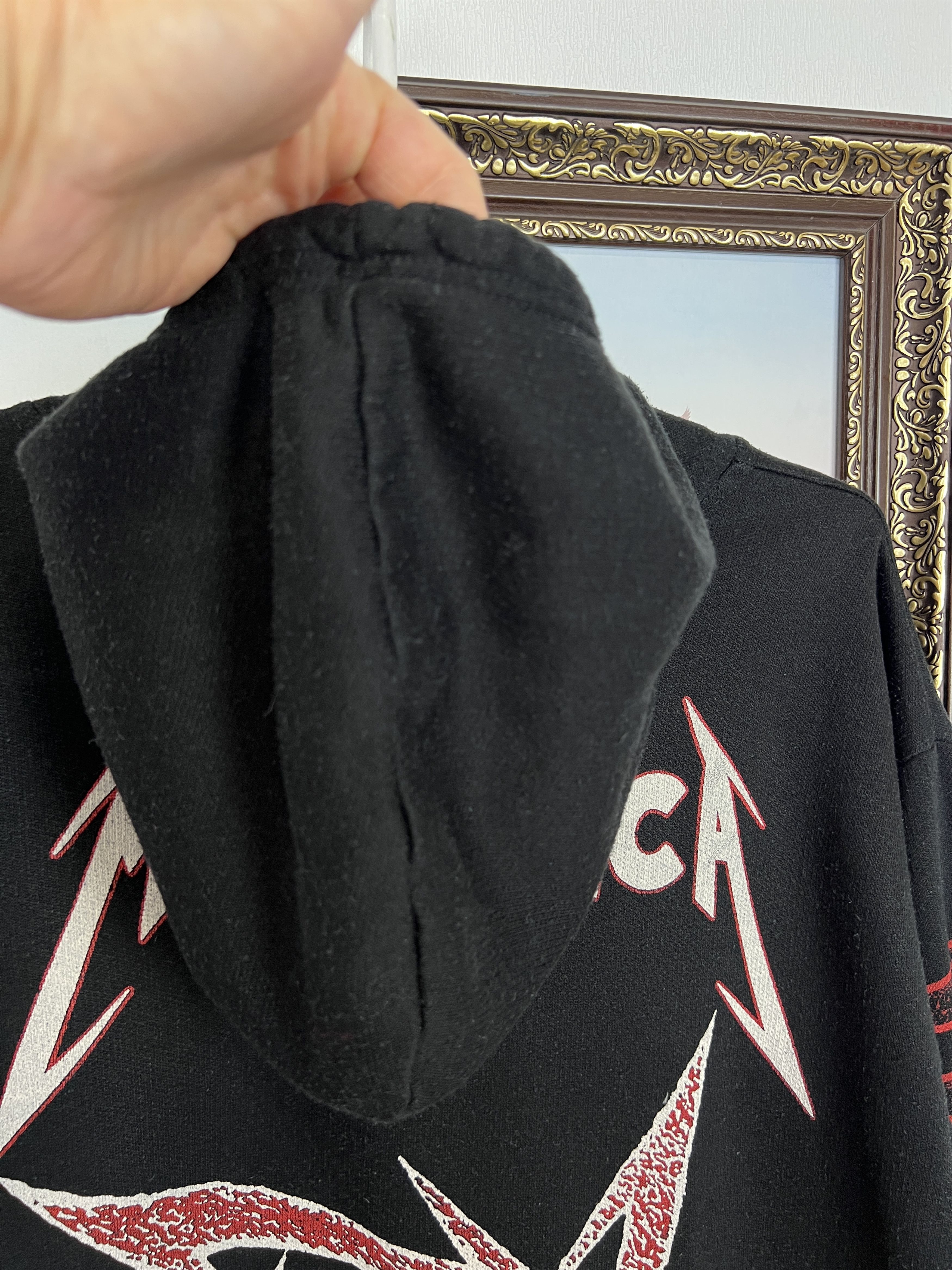 Vintage Vintage 90's Metallica Load Reload Jacket Over Print Hoodie Size US M / EU 48-50 / 2 - 6 Thumbnail