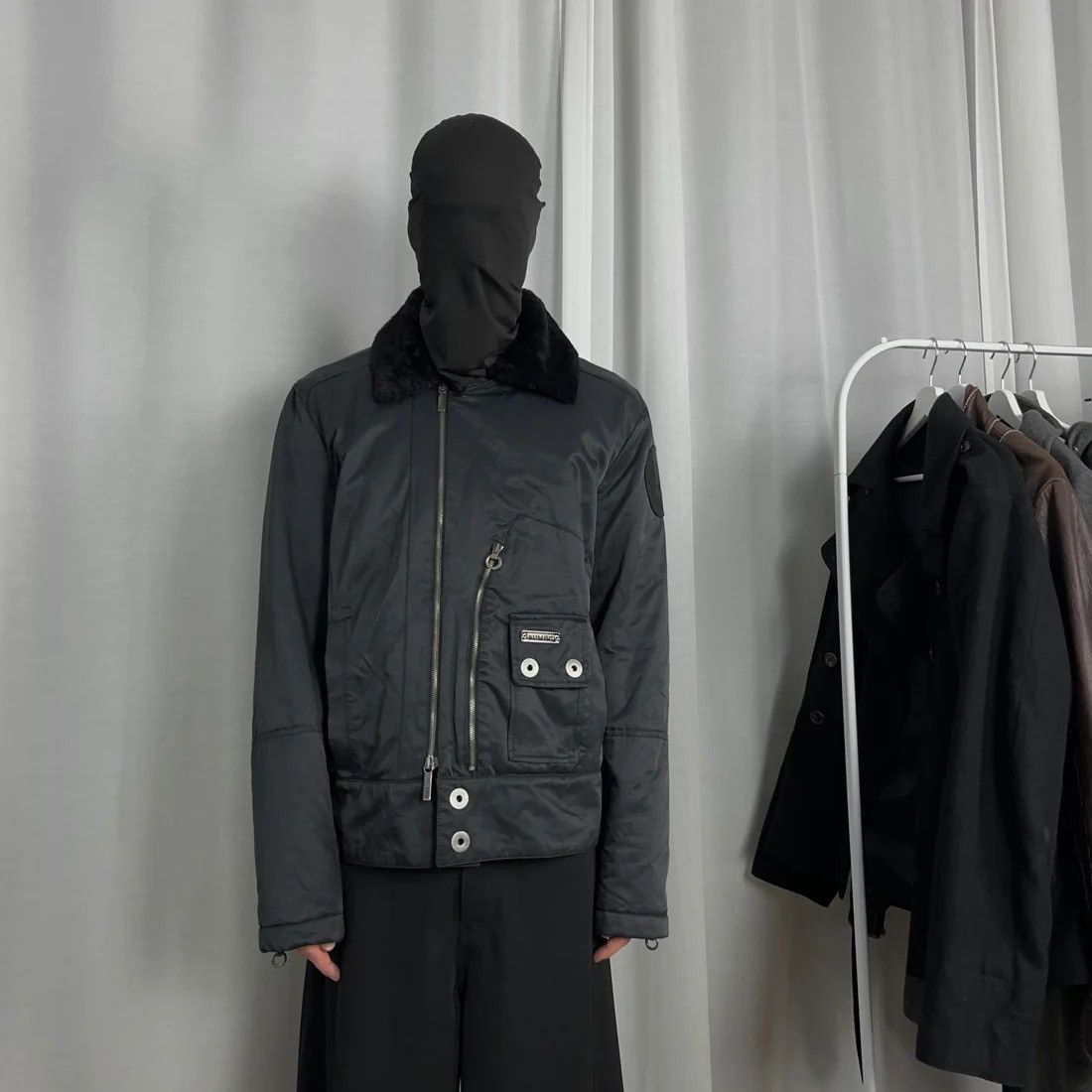 Dirk Bikkembergs Dirk Bikkembergs Faux Fur Collar Pilot Jacket Size US L / EU 52-54 / 3 - 2 Thumbnail