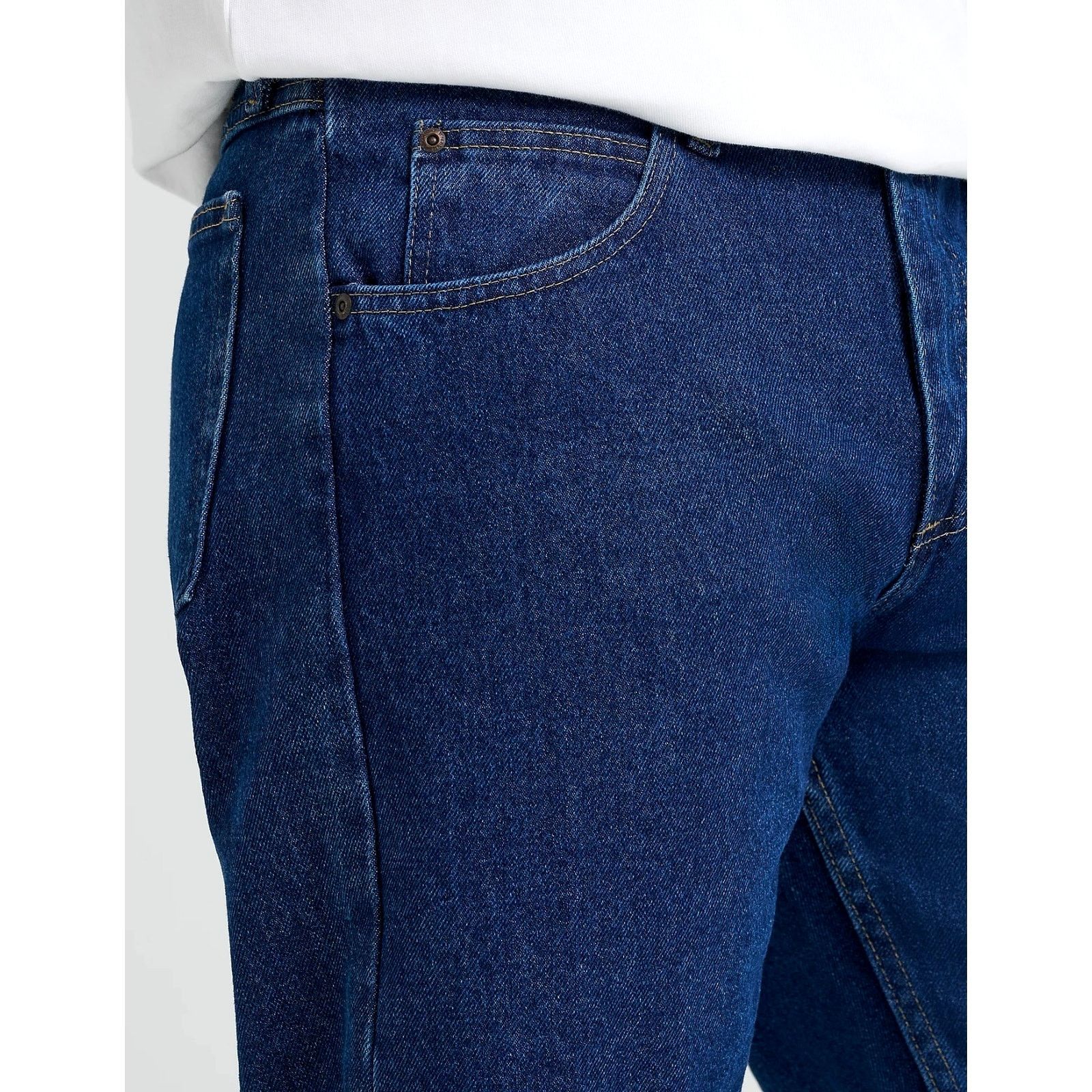 Wrangler Wrangler Authentic Mens Classic Straight Fit Jean Blue 40x30 Size US 40 / EU 56 - 5 Thumbnail