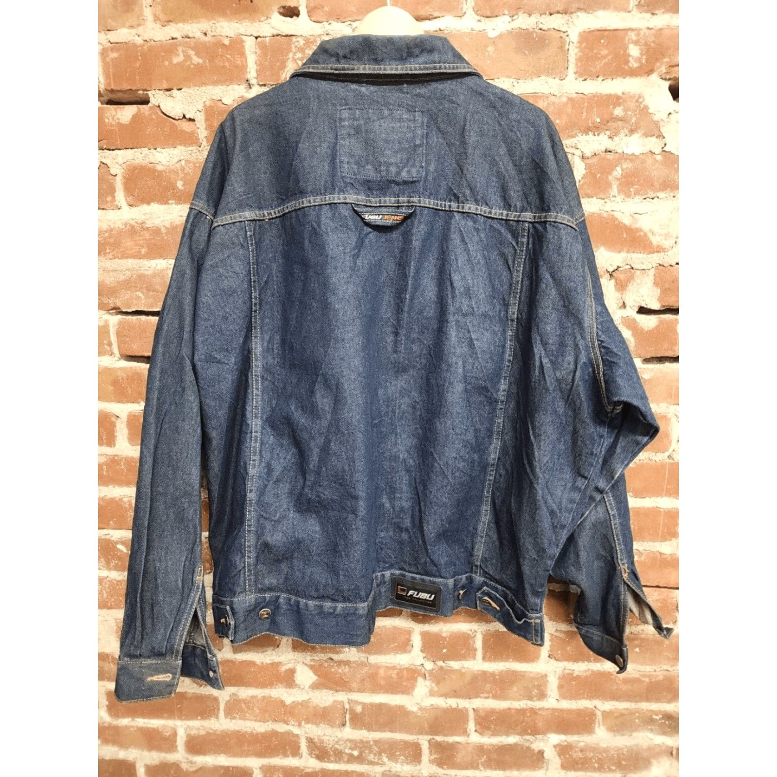 Fubu VINTAGE FUBU Jeans Mens 48x34 Blue Y2K Baggy Streetwear Skater Raver Grunge Jacket Style jean Men 48 Blue Size US 32 / EU 48 - 2 Thumbnail