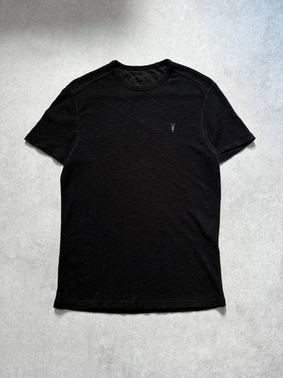 Allsaints Allsaints black waffle t-shirt small Size US S / EU 44-46 / 1 - 1 Thumbnail