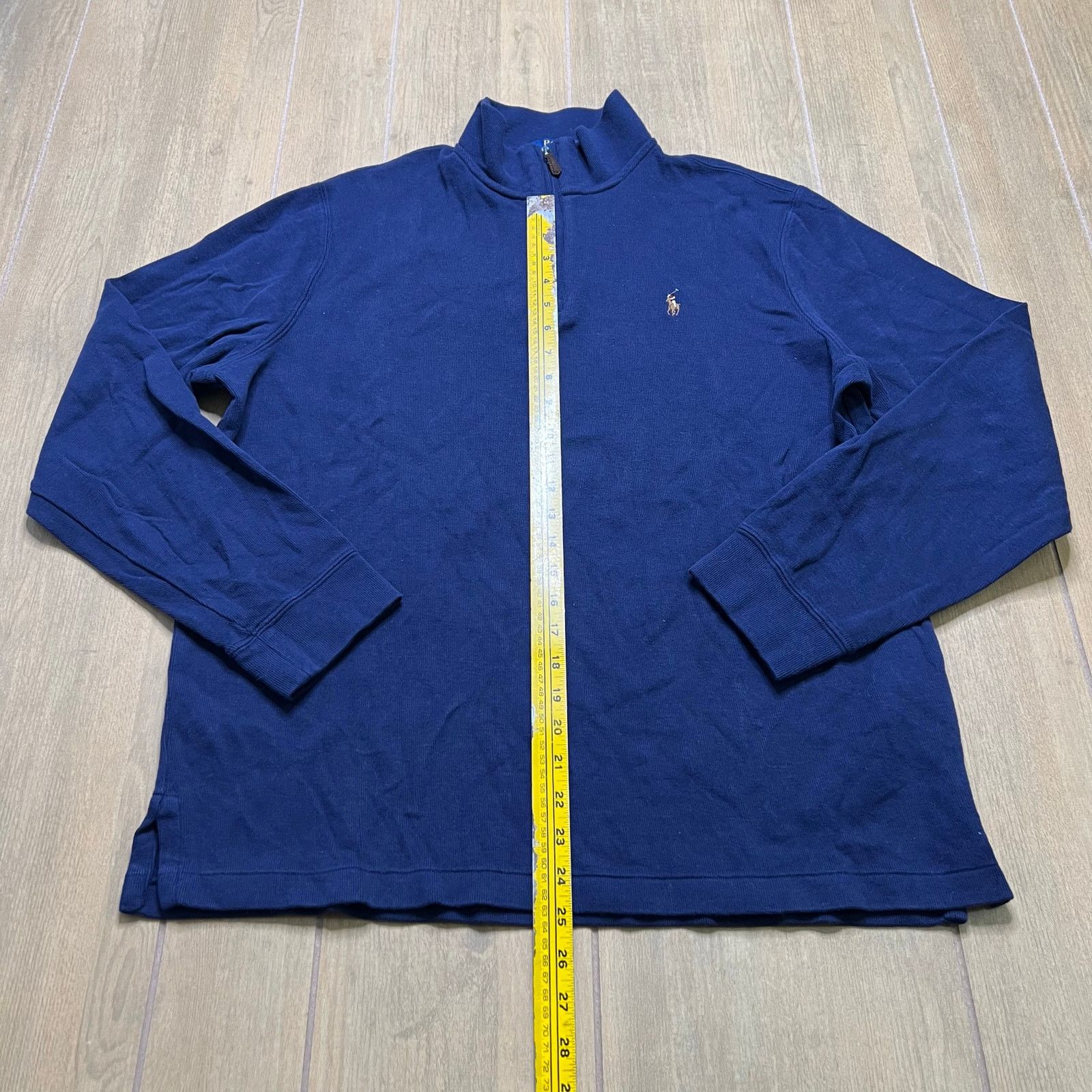 Polo Ralph Lauren Polo Ralph Lauren Men's Sz L Estate-Rib Cotton Quarter-Zip Size US L / EU 52-54 / 3 - 5 Thumbnail