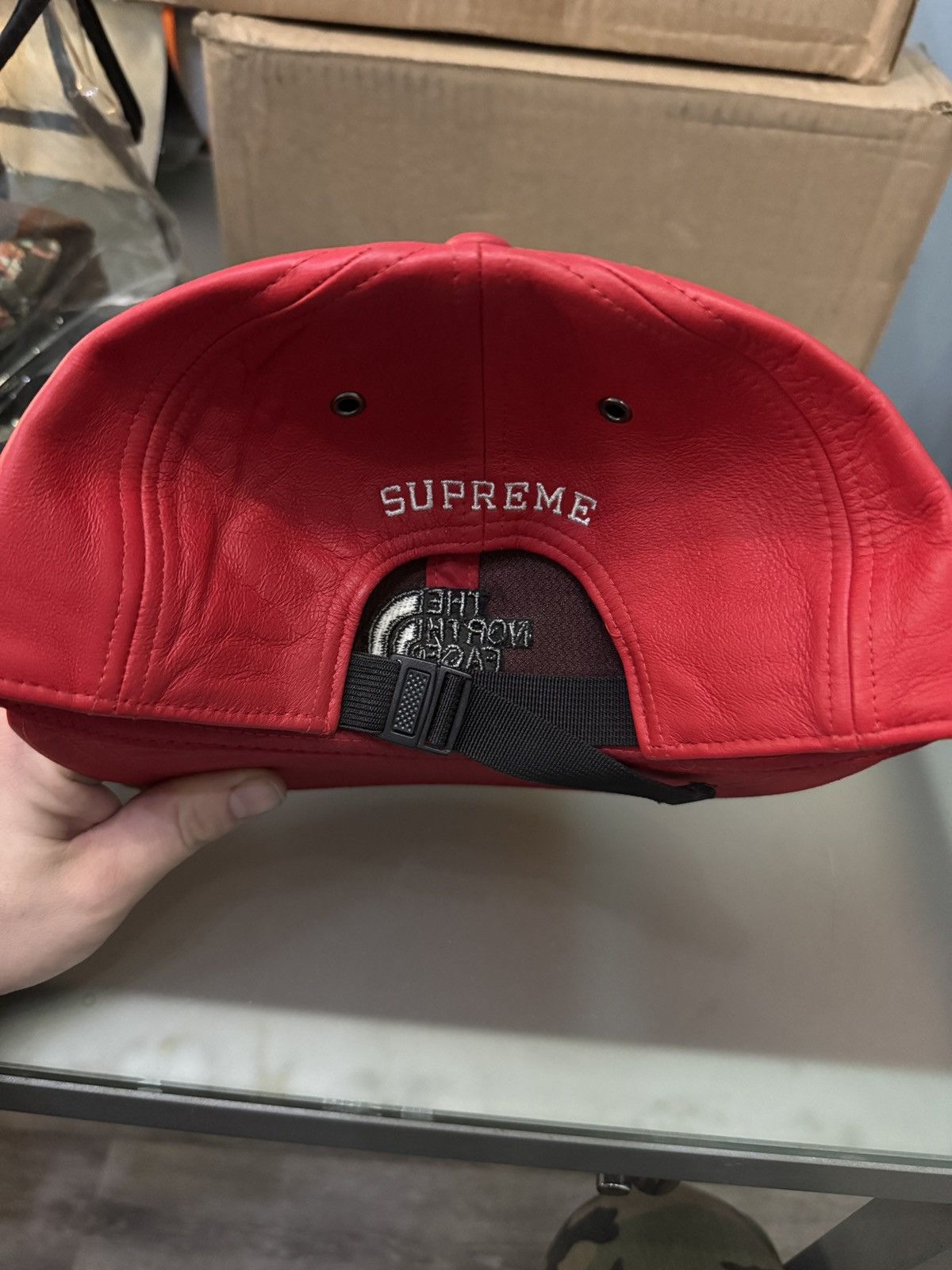 Supreme × The North Face Supreme x The North Face Leather Camp Cap Size ONE SIZE - 2 Thumbnail
