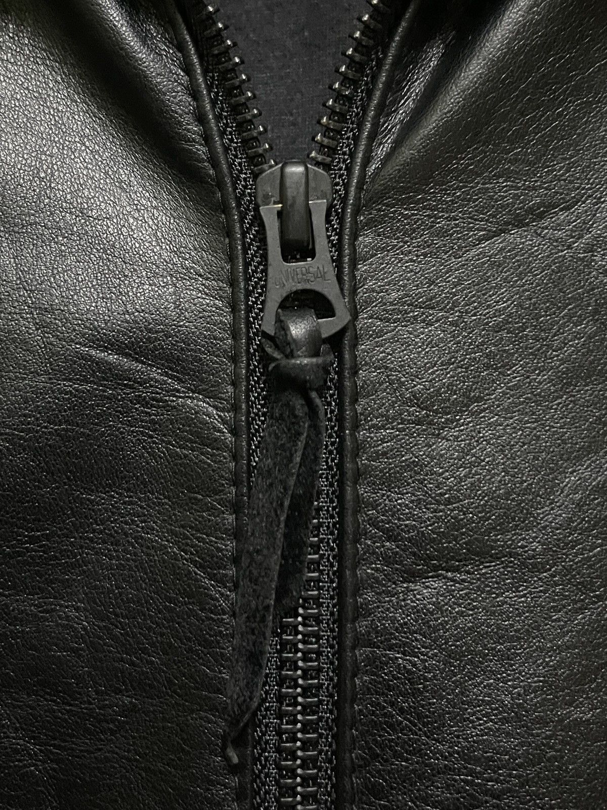 Japanese Brand Shama Biker Leather Jacket Zipper Japan 38 Size US S / EU 44-46 / 1 - 6 Thumbnail