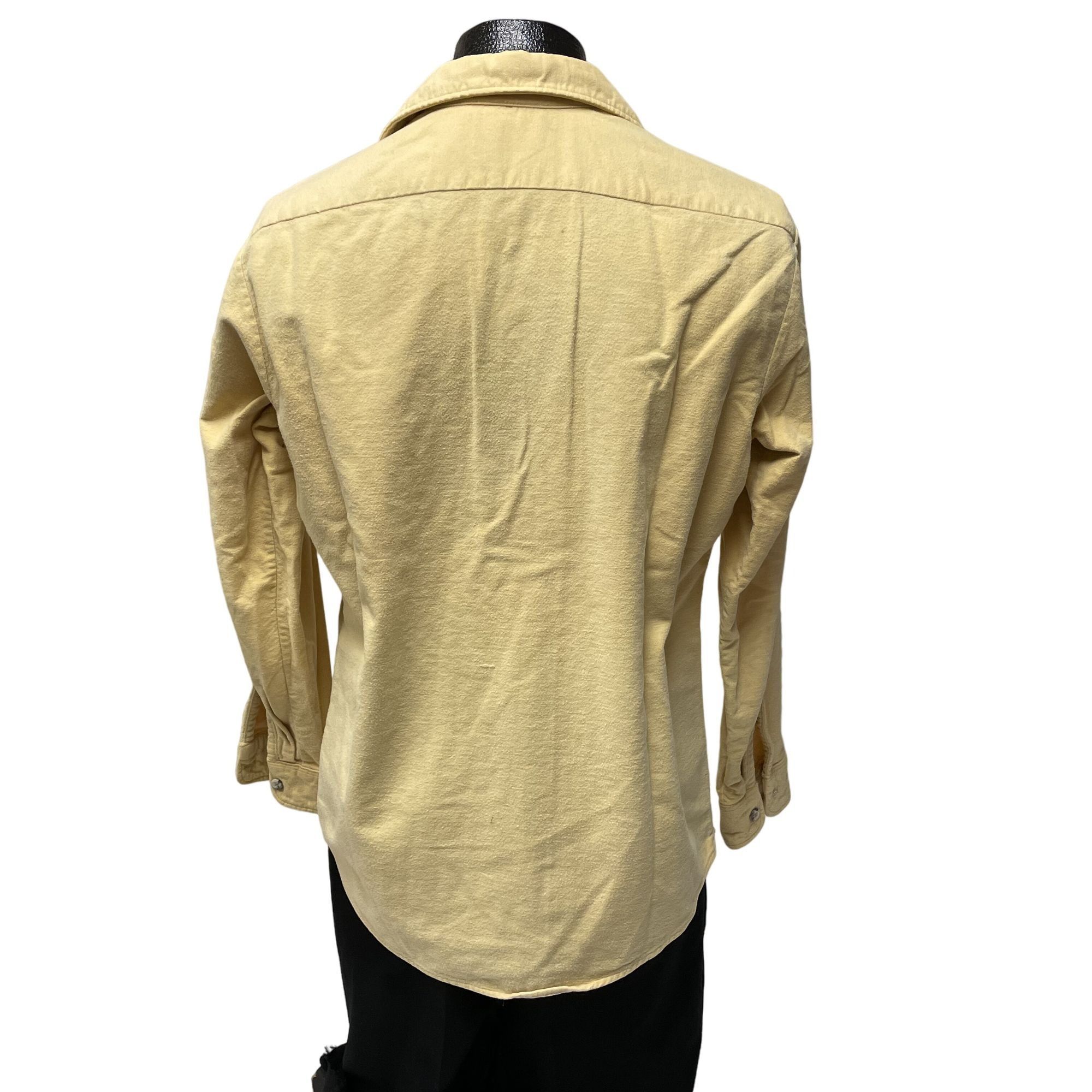 Sears Vtg Sears Fieldmaster Gold Beige HUNTING Outdoor Flannel Size US M / EU 48-50 / 2 - 3 Thumbnail