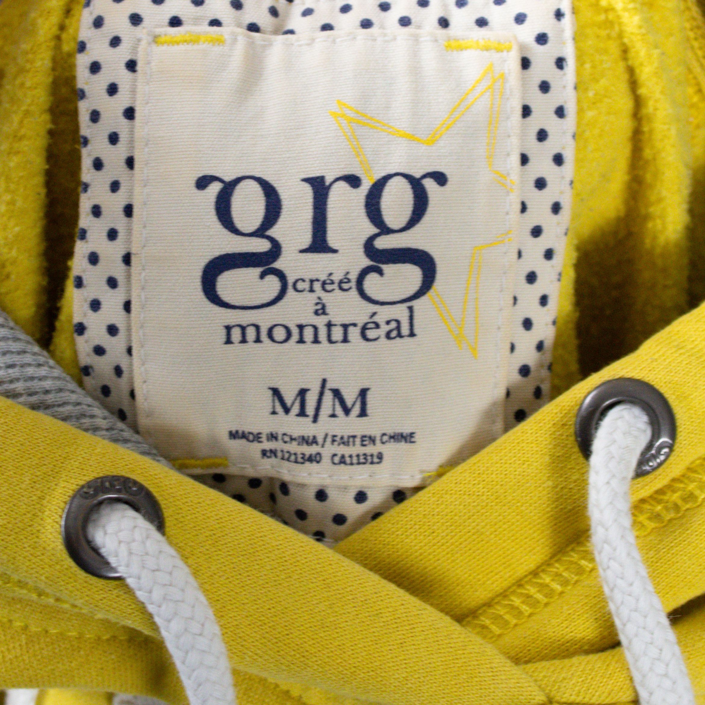 Abercrombie & Fitch Y2K 00'S GRG Montreal Yellow Mall Core Grunge Yellow Hoodie Size US M / EU 48-50 / 2 - 5 Thumbnail
