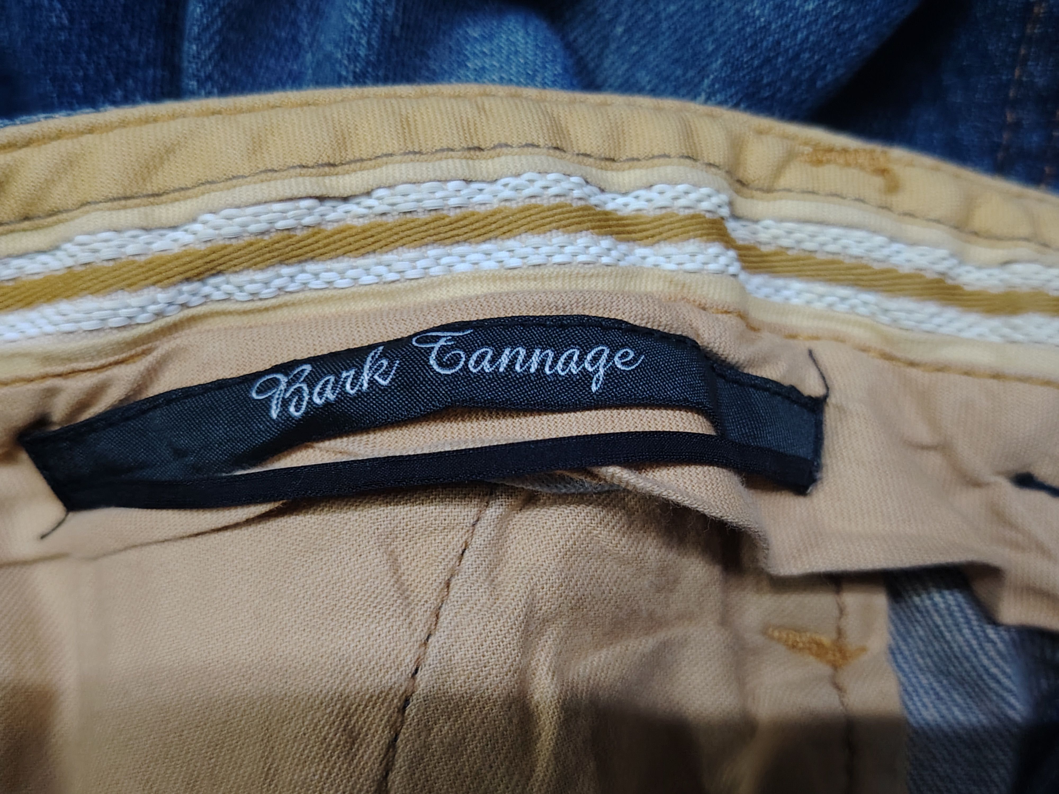 Japanese Brand bark tannage japan jeans Size US 33 - 8 Thumbnail