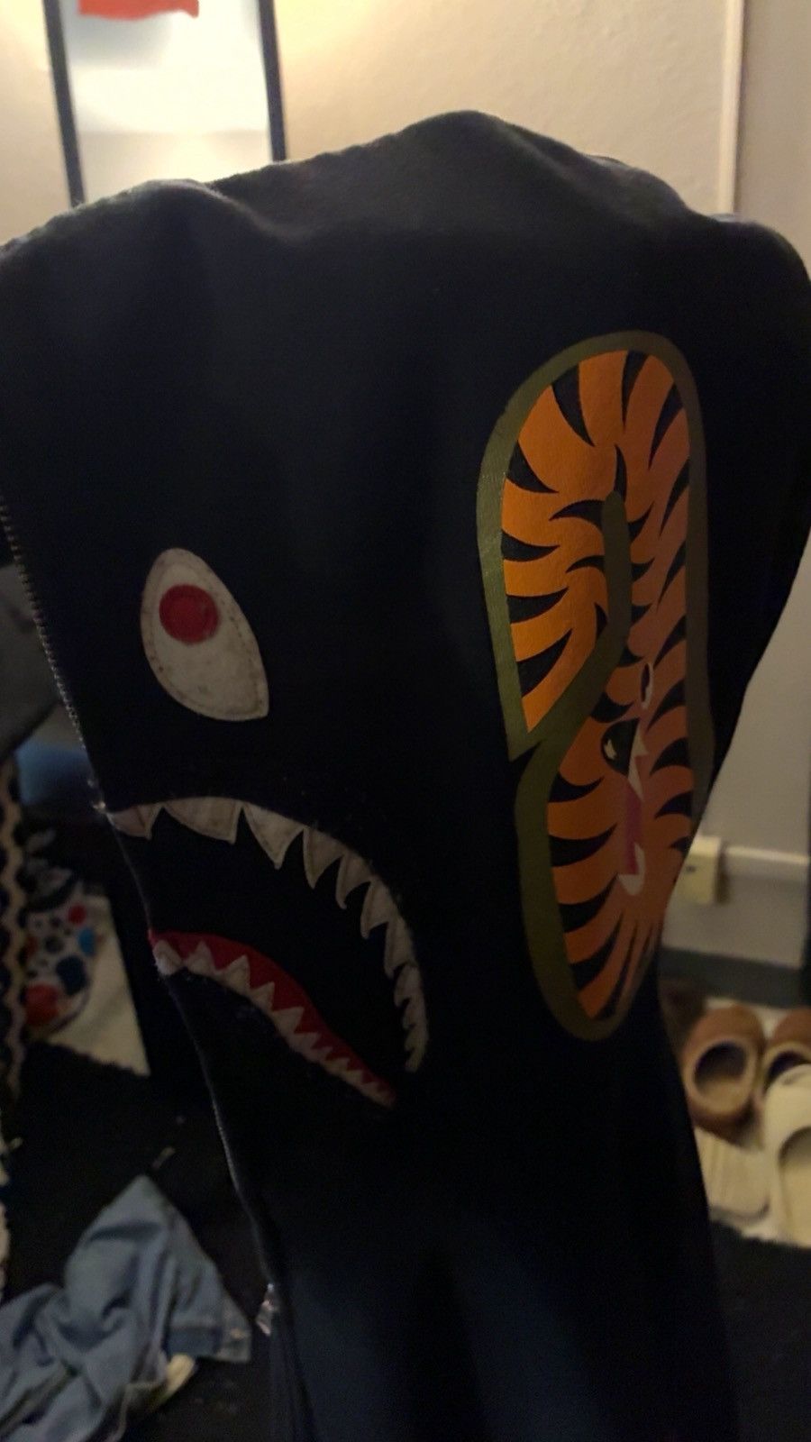 Bape BAPE Shark Full Zip Hoodie Camo Hood Size US S / EU 44-46 / 1 - 3 Thumbnail