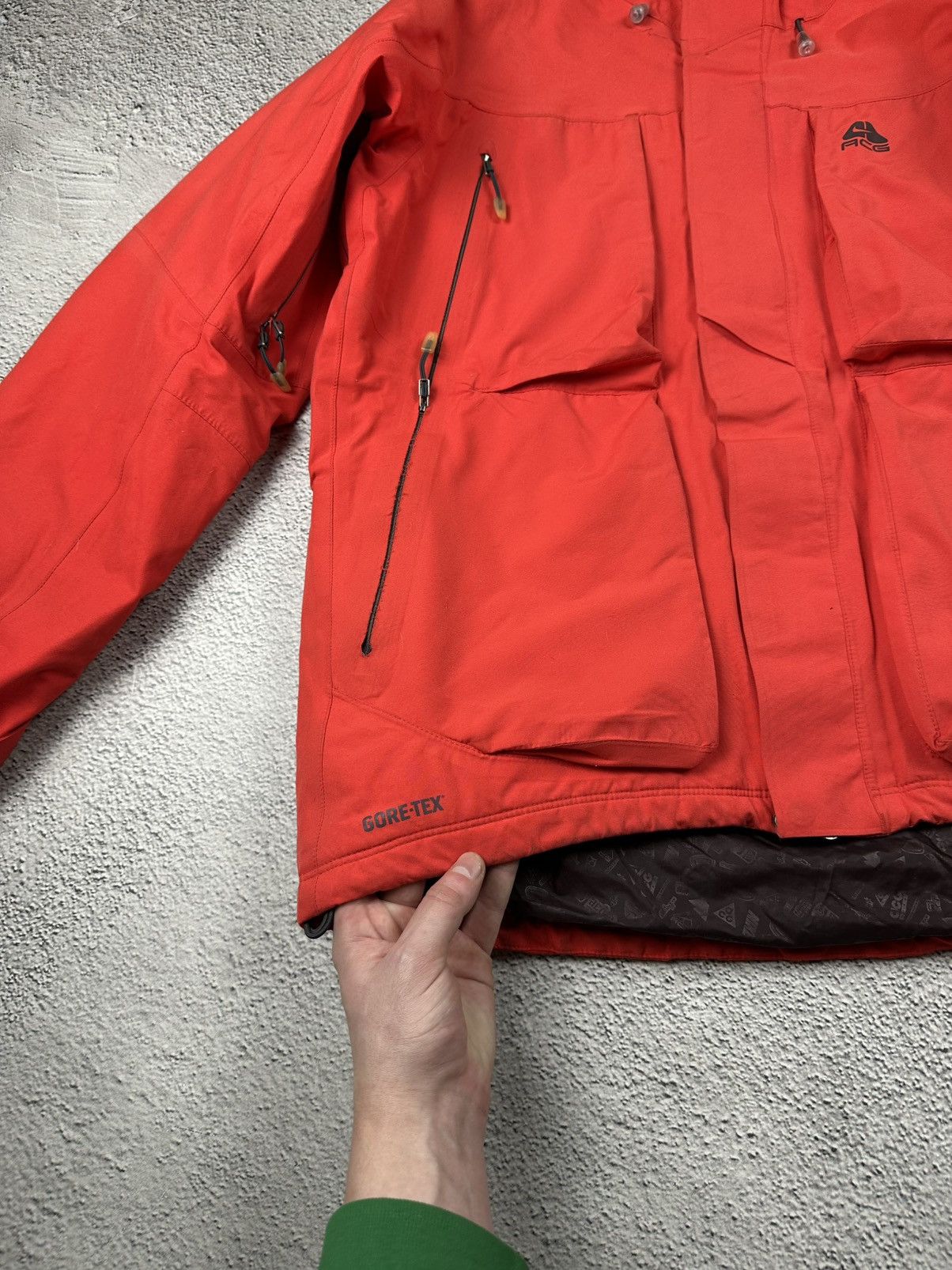 Nike ACG Vintage Nike ACG Jacket Gore-Tex Rain Coat Fur Fuzzy Outdoor Size US M / EU 48-50 / 2 - 5 Thumbnail