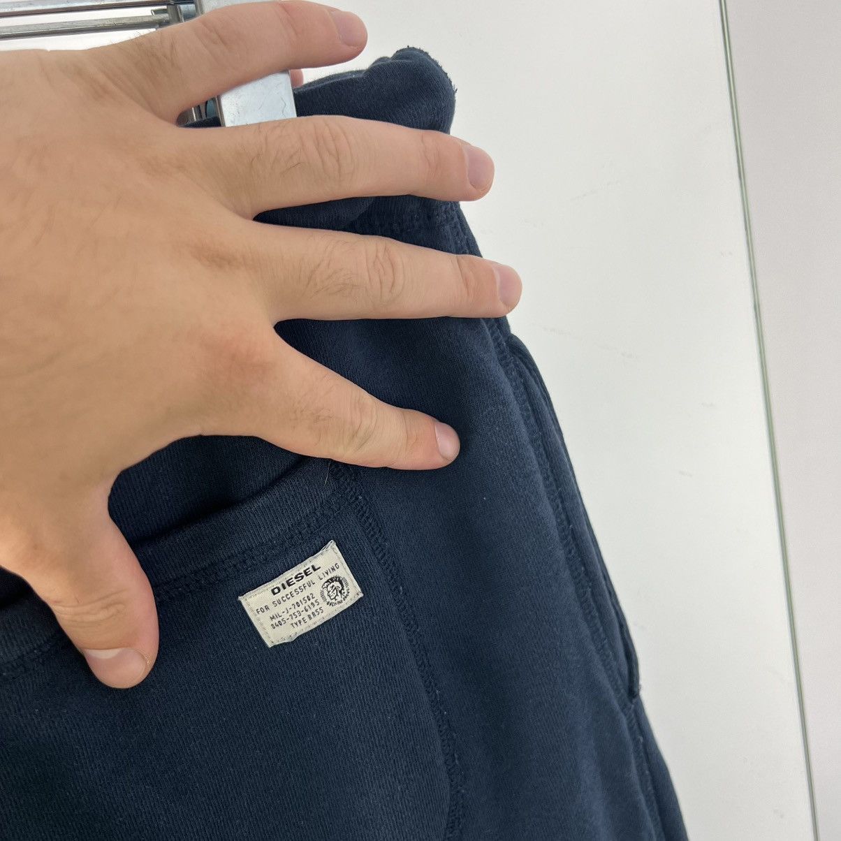 Diesel Vintage Y2K Diesel Baggy Sweatpants Streetwear Style Size US 38 / EU 54 - 6 Thumbnail