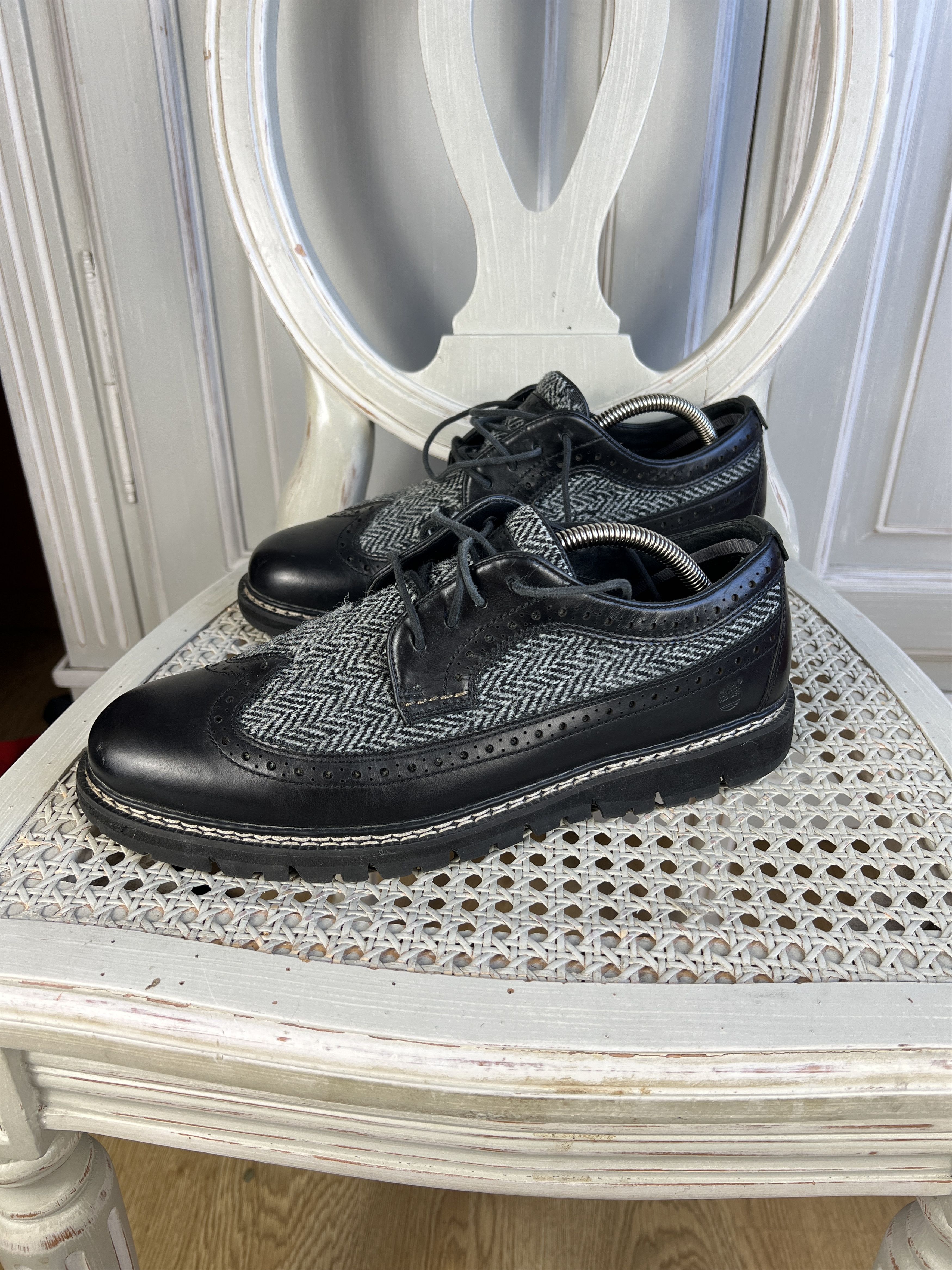 Harris Tweed × Timberland TIMBERLAND BROGUE HARRIS TWEED SHOES Size US 9 / EU 42 - 1 Thumbnail