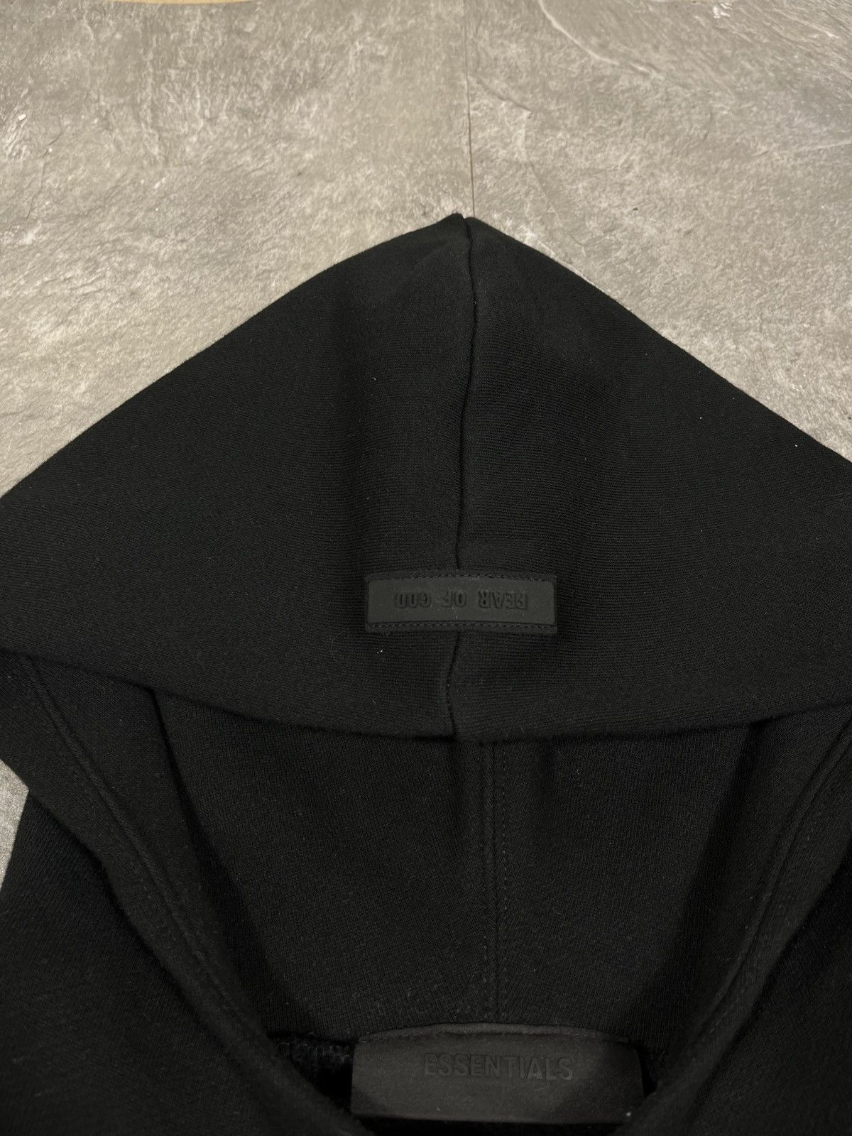 Essentials Essentials Fear Of God Boxy Hoodie Jet Black Y2k Size US M / EU 48-50 / 2 - 3 Thumbnail