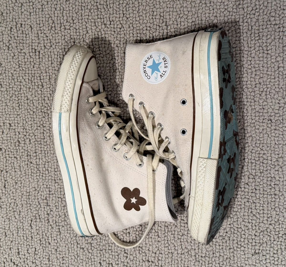 Converse × Golf le Fleur Golf Le Fleur x Converse Chuck 70 High Size US 7 / EU 40 - 5 Thumbnail
