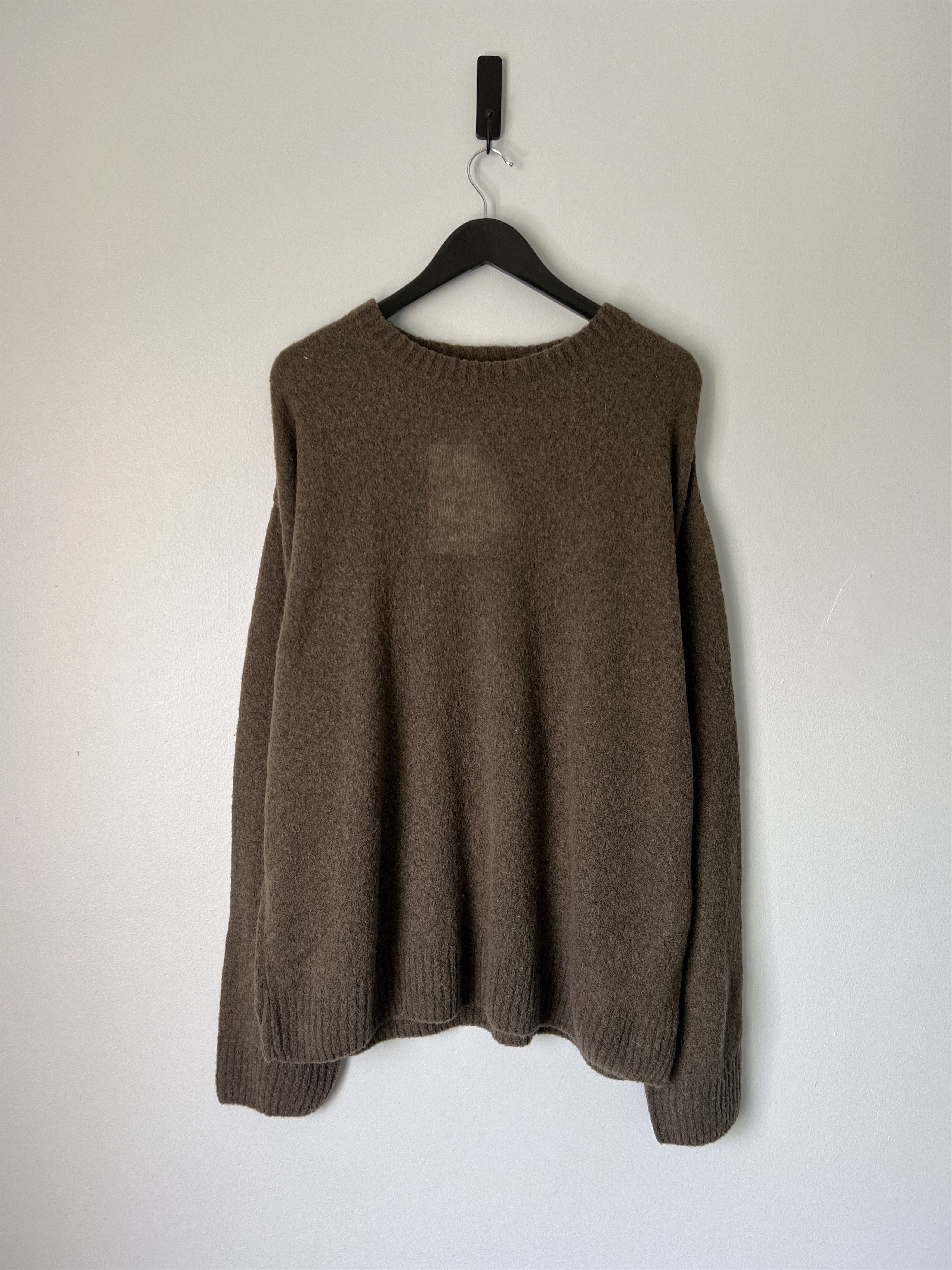 image of John Elliott Powder Knit Sweater In Oak Brown, Men's (Size XL)